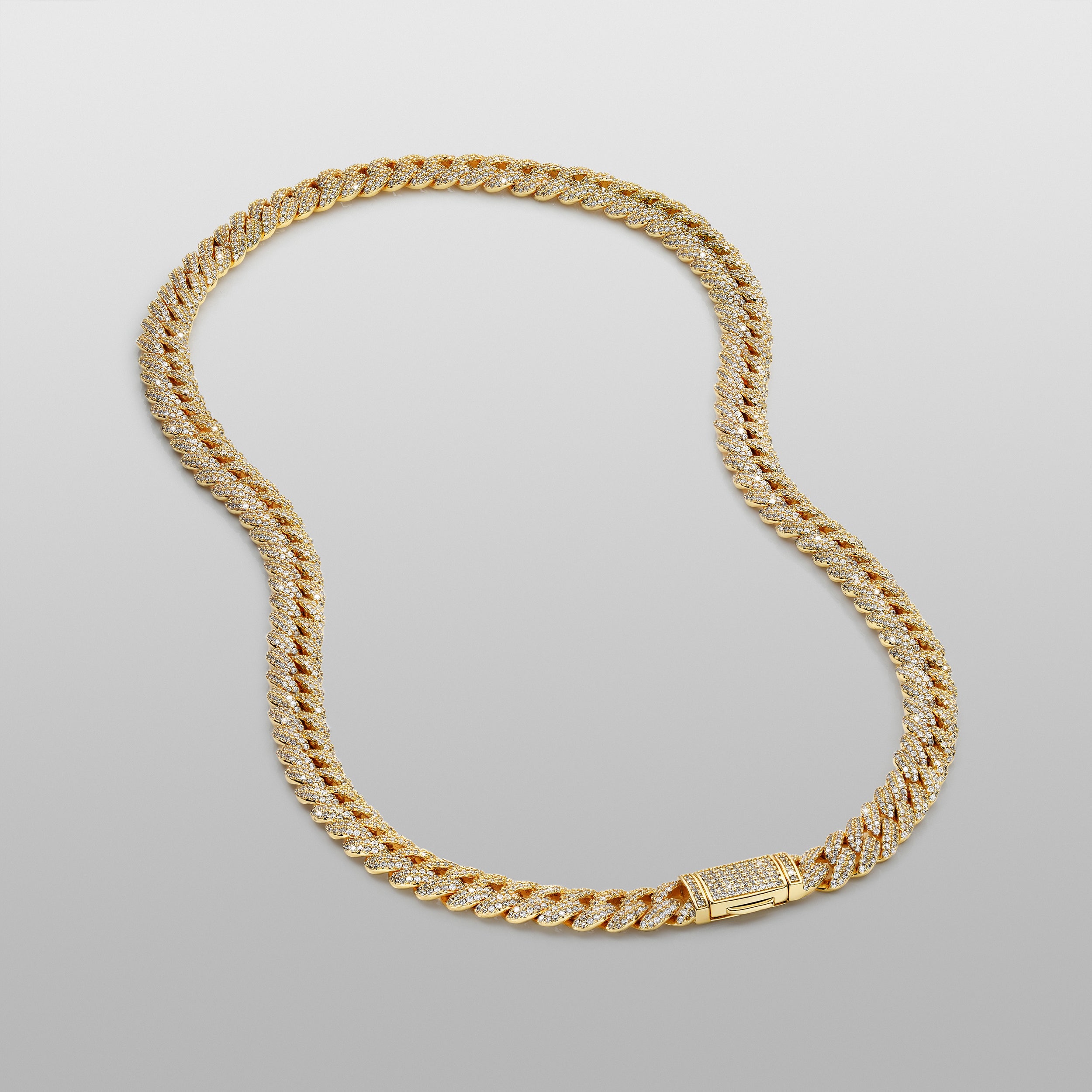 Iced Cuban Chain 8mm - Gold RG116G