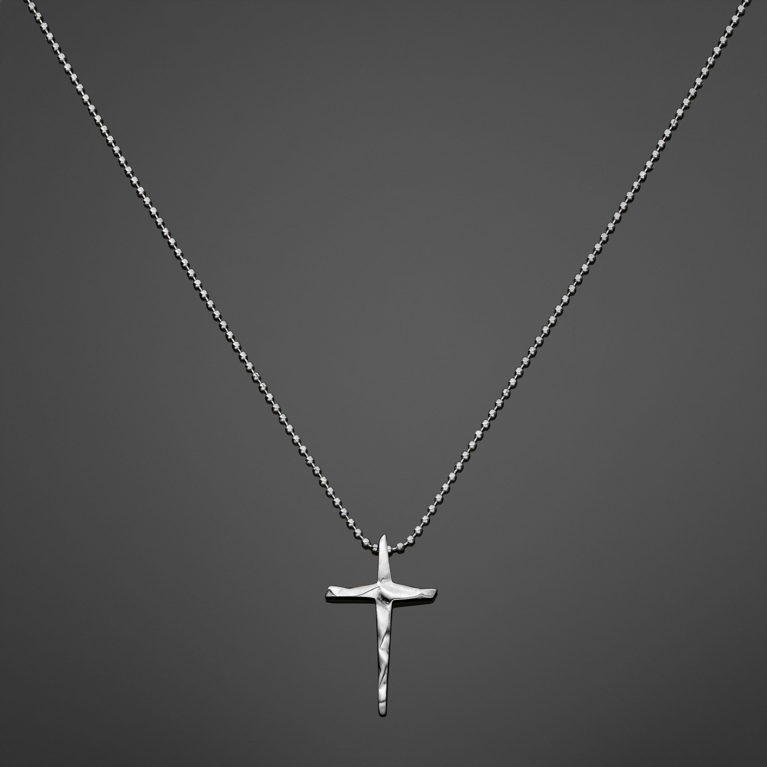 The Abstract Cross Pendant - Silver RG107
