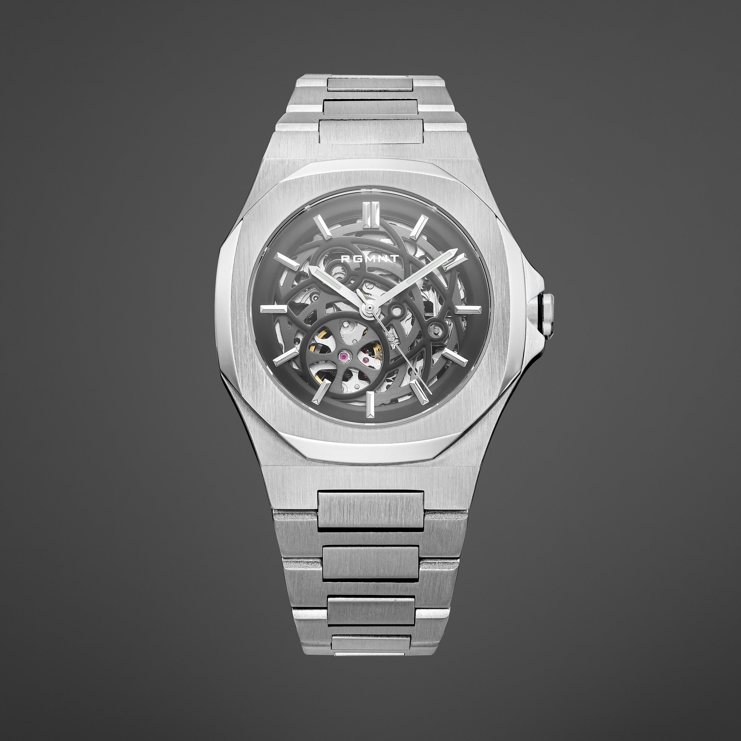 Duo-Skeleton Automatic - Silver RG608