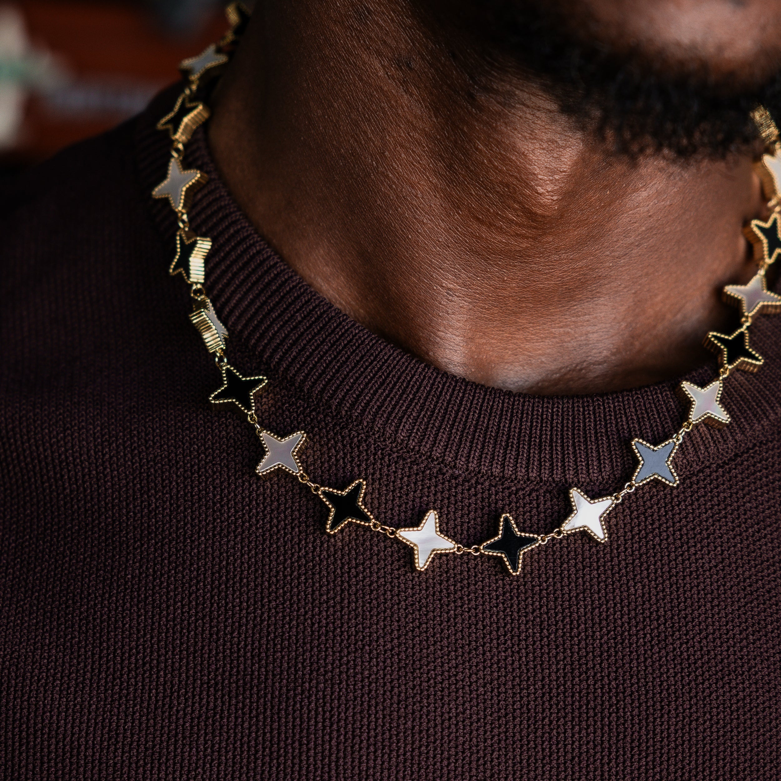 Monaco Clover Necklace - gold