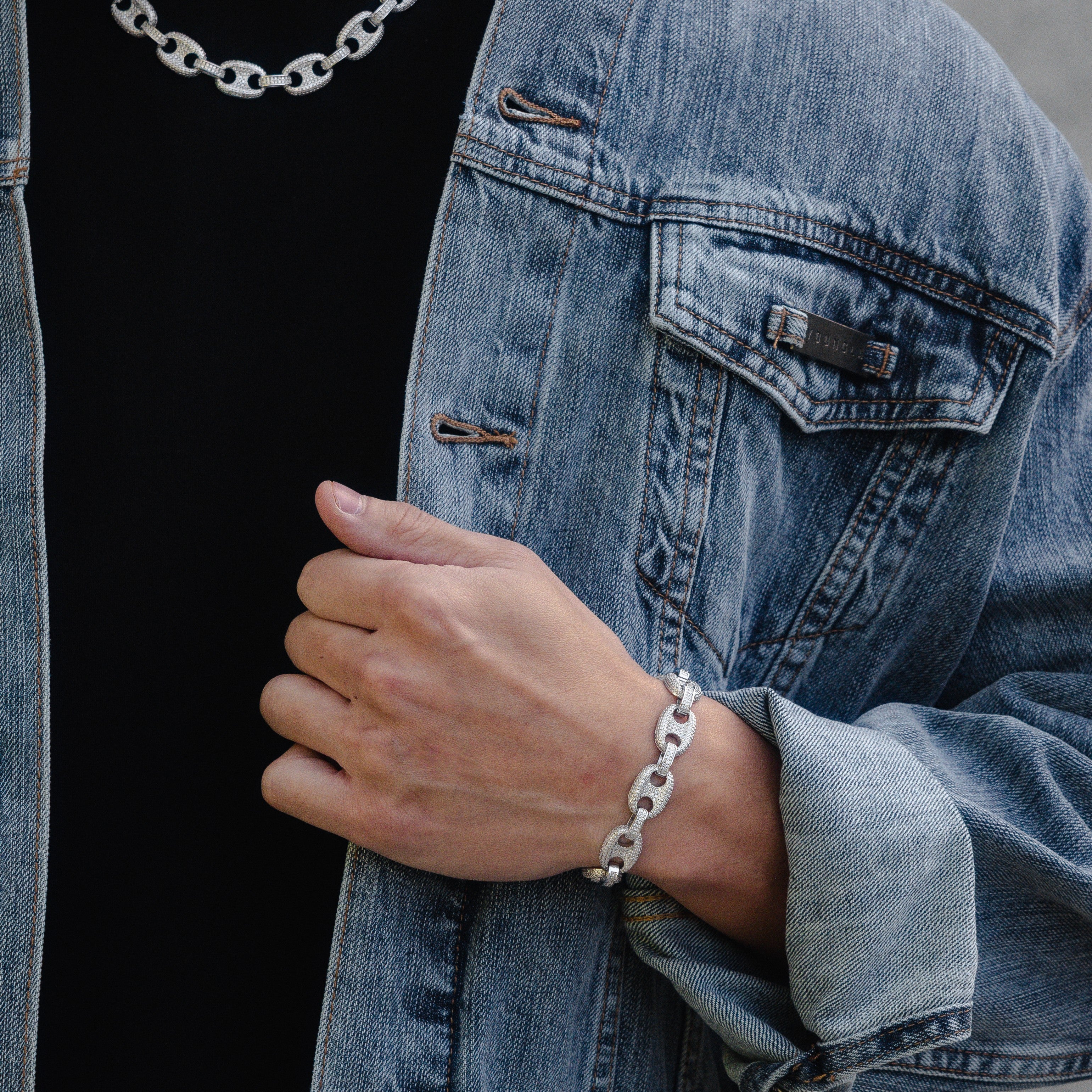 Iced Gucci Link Bracelet - RG3016