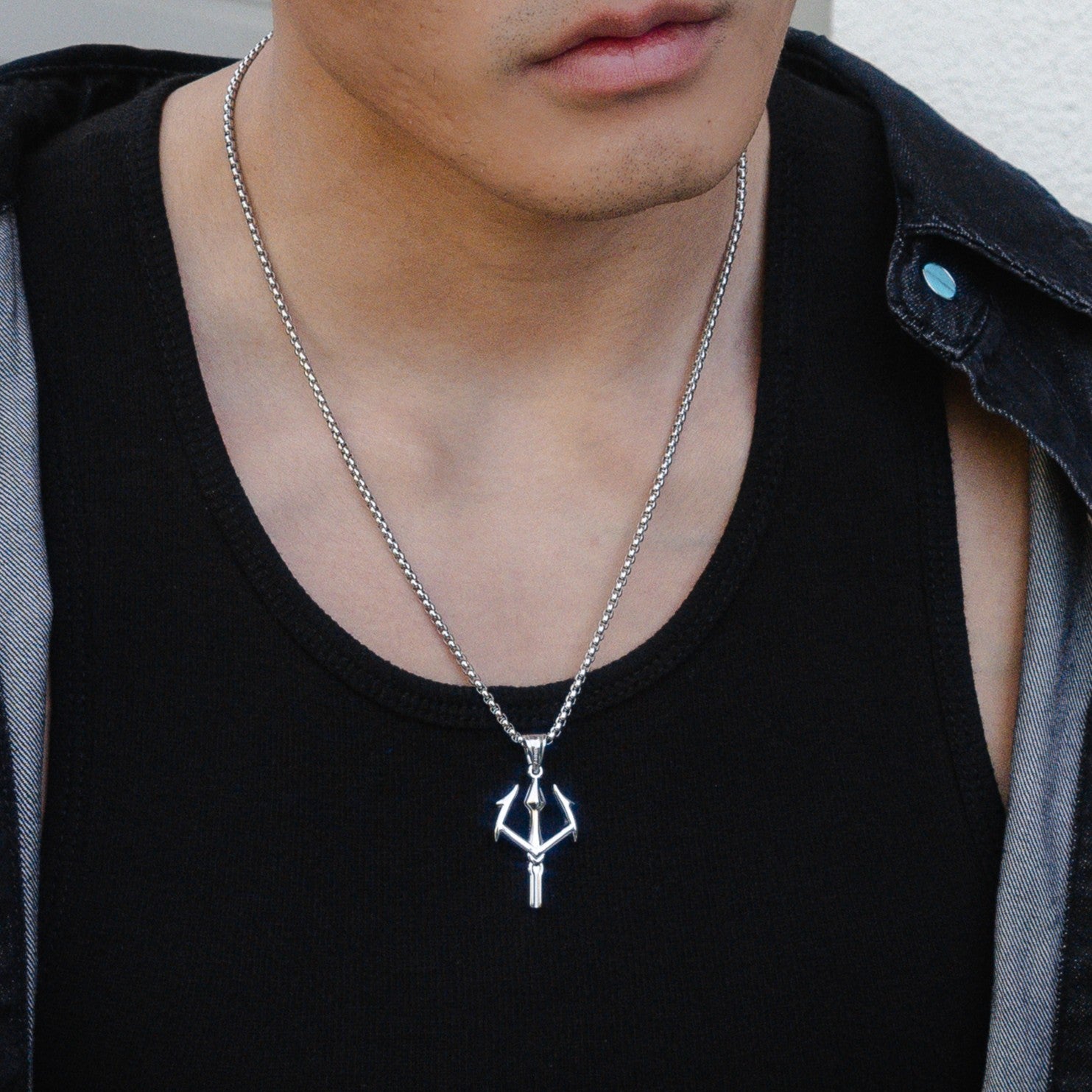 Trident Pendant - Silver RG126S