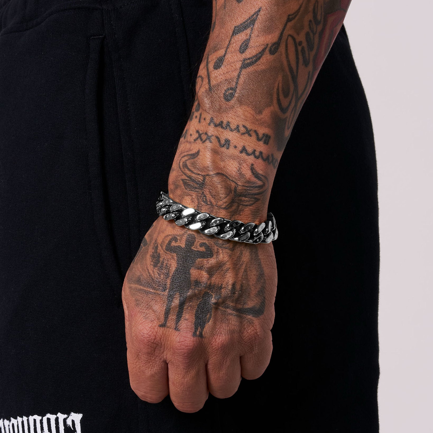 The Designer Cuban Bracelet - Silver RG3014