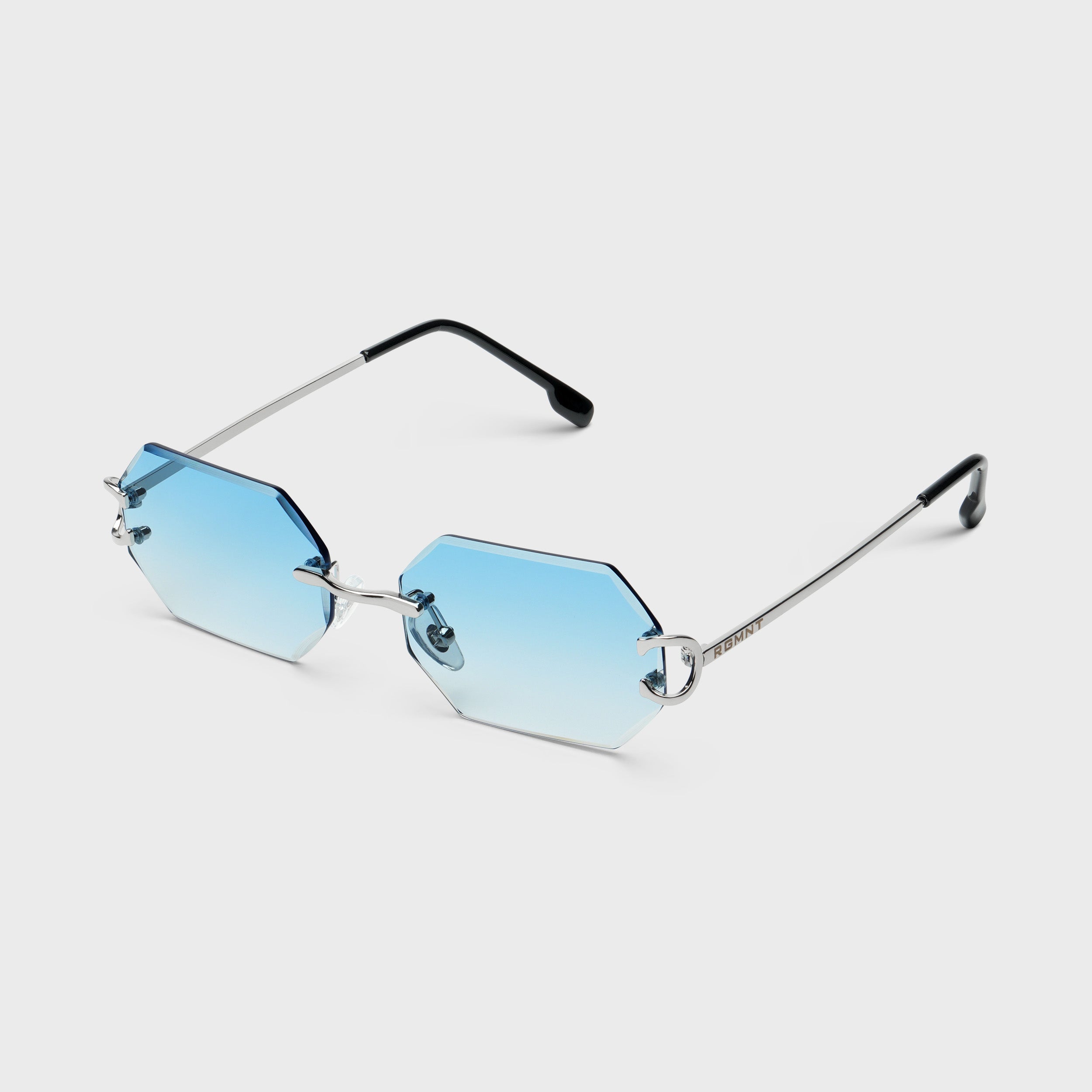 The Mykonos Shades - Silver/Blue RG627