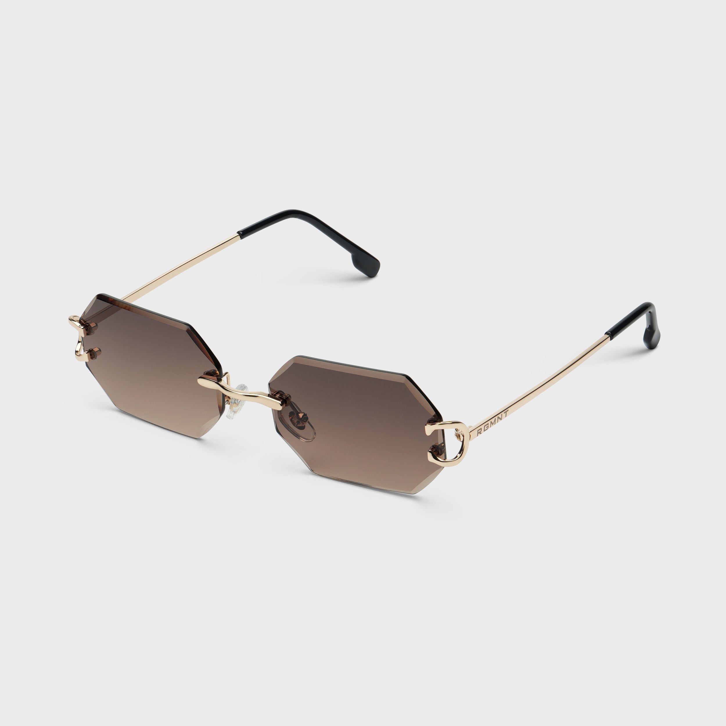 The Mykonos Shades - Gold/Brown RG628