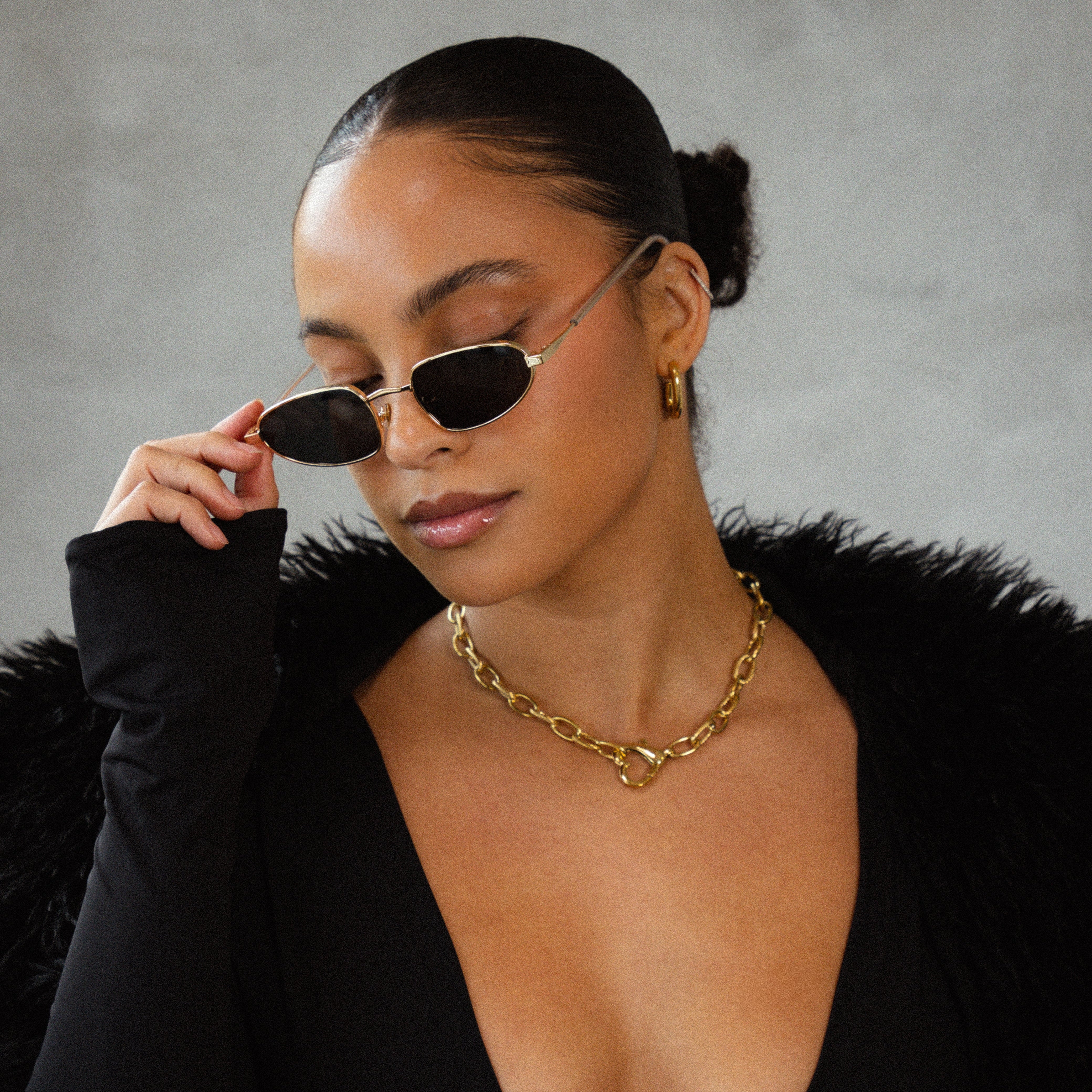 UNDERGROUND Sunglasses - GOLD/BLACK RG624