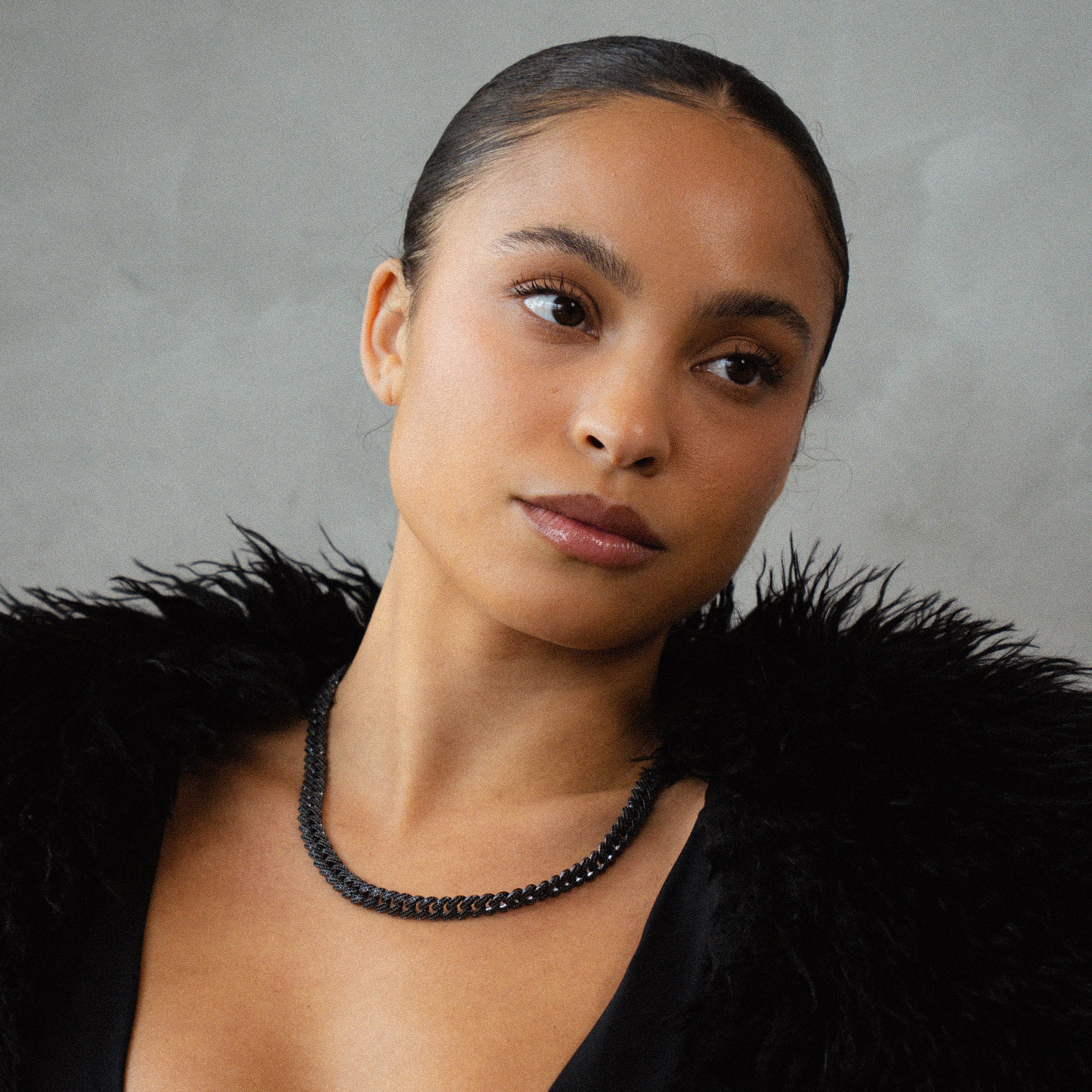 Iced Cuban Chain 8.5mm - Black RG116B