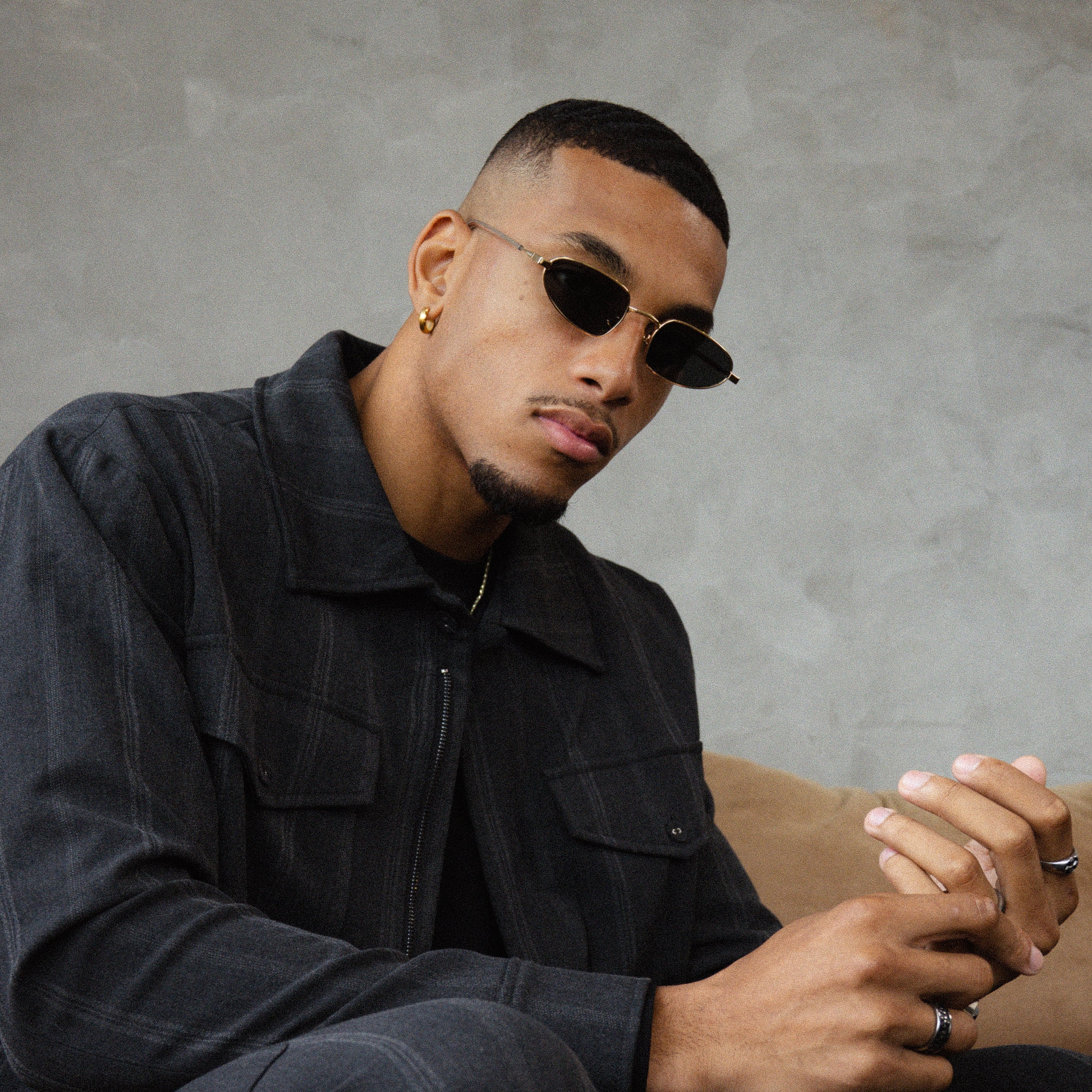 UNDERGROUND Sunglasses - GOLD/BLACK RG624