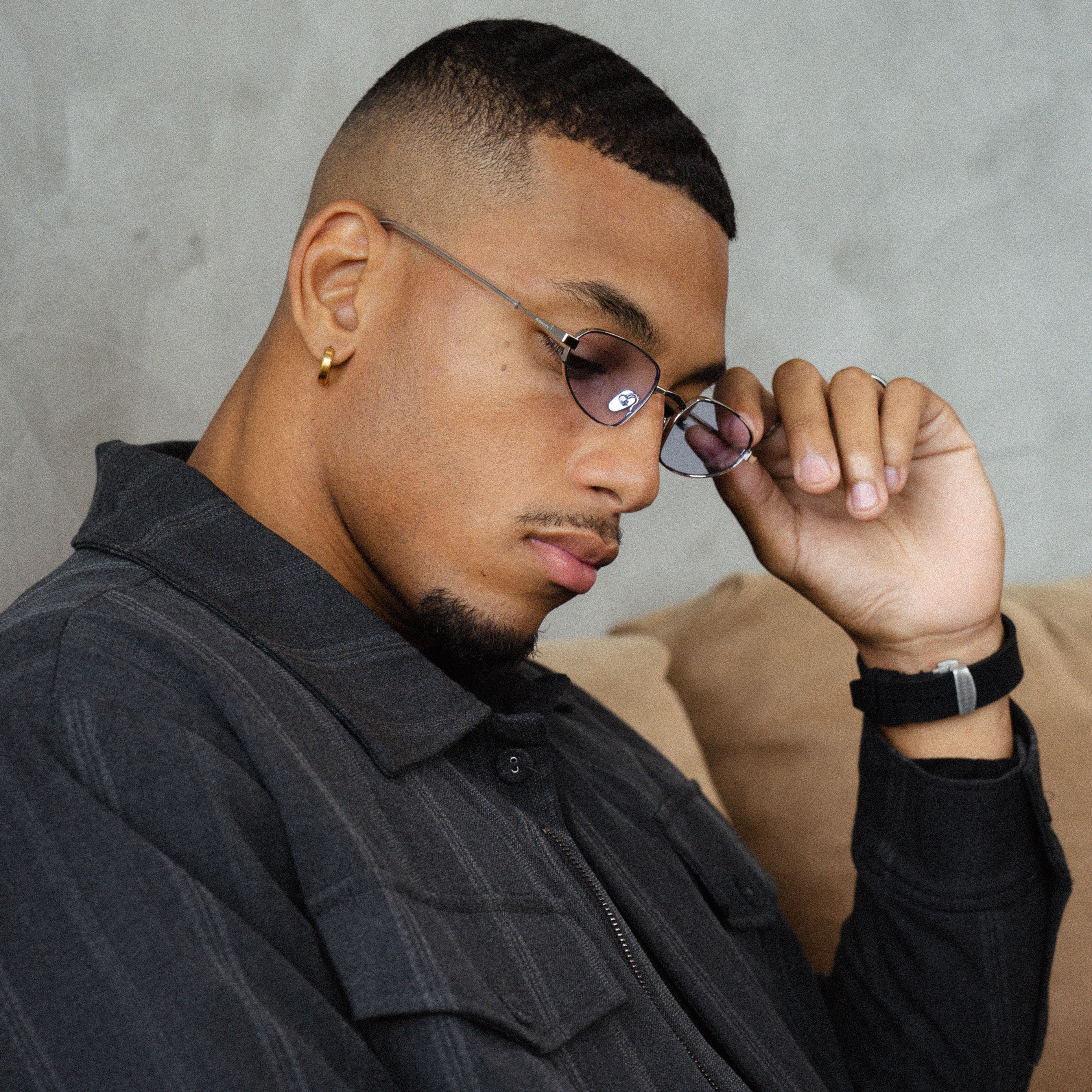 UNDERGROUND Sunglasses - SILVER/PURPLE RG625