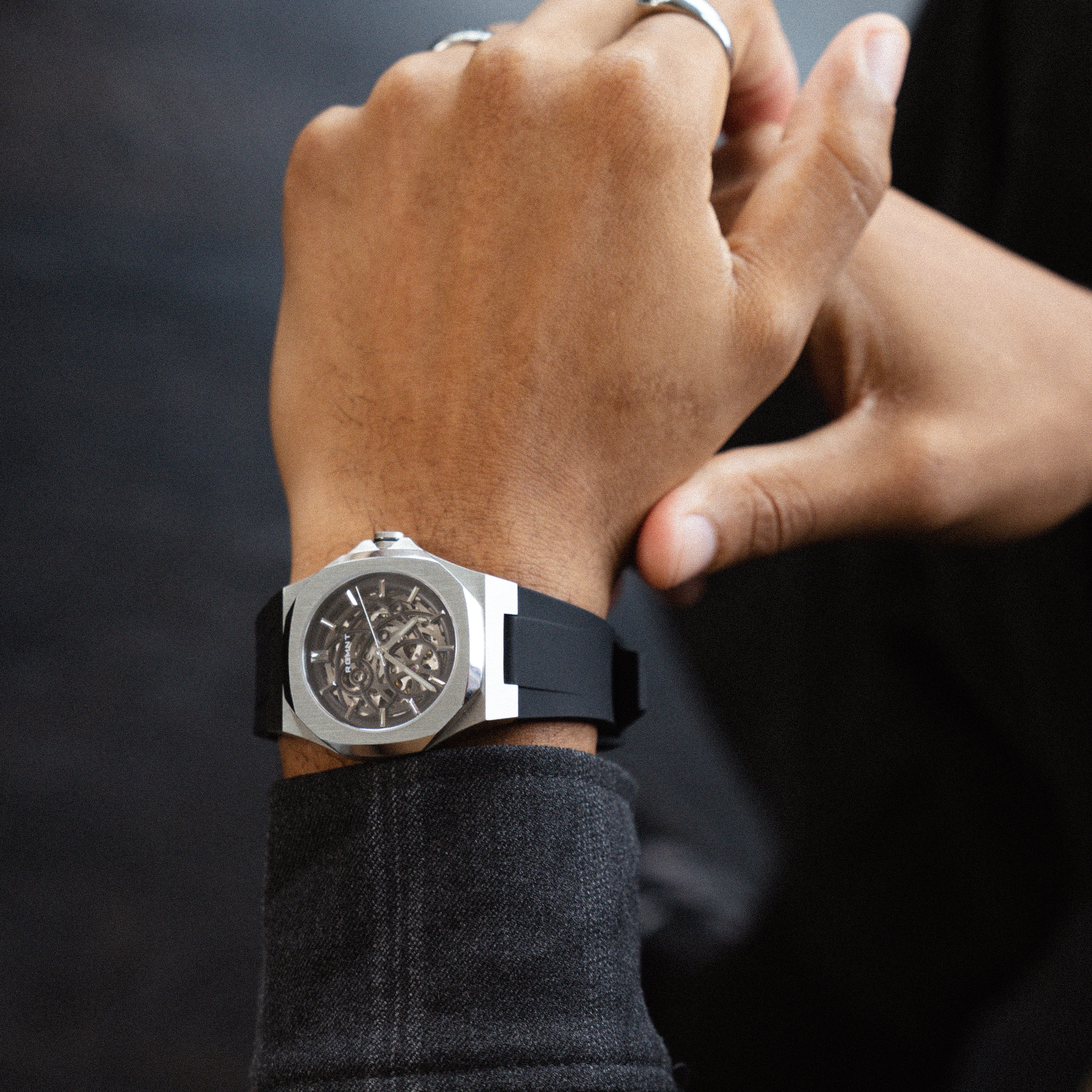 Duo-Skeleton Automatic - Silver RG608