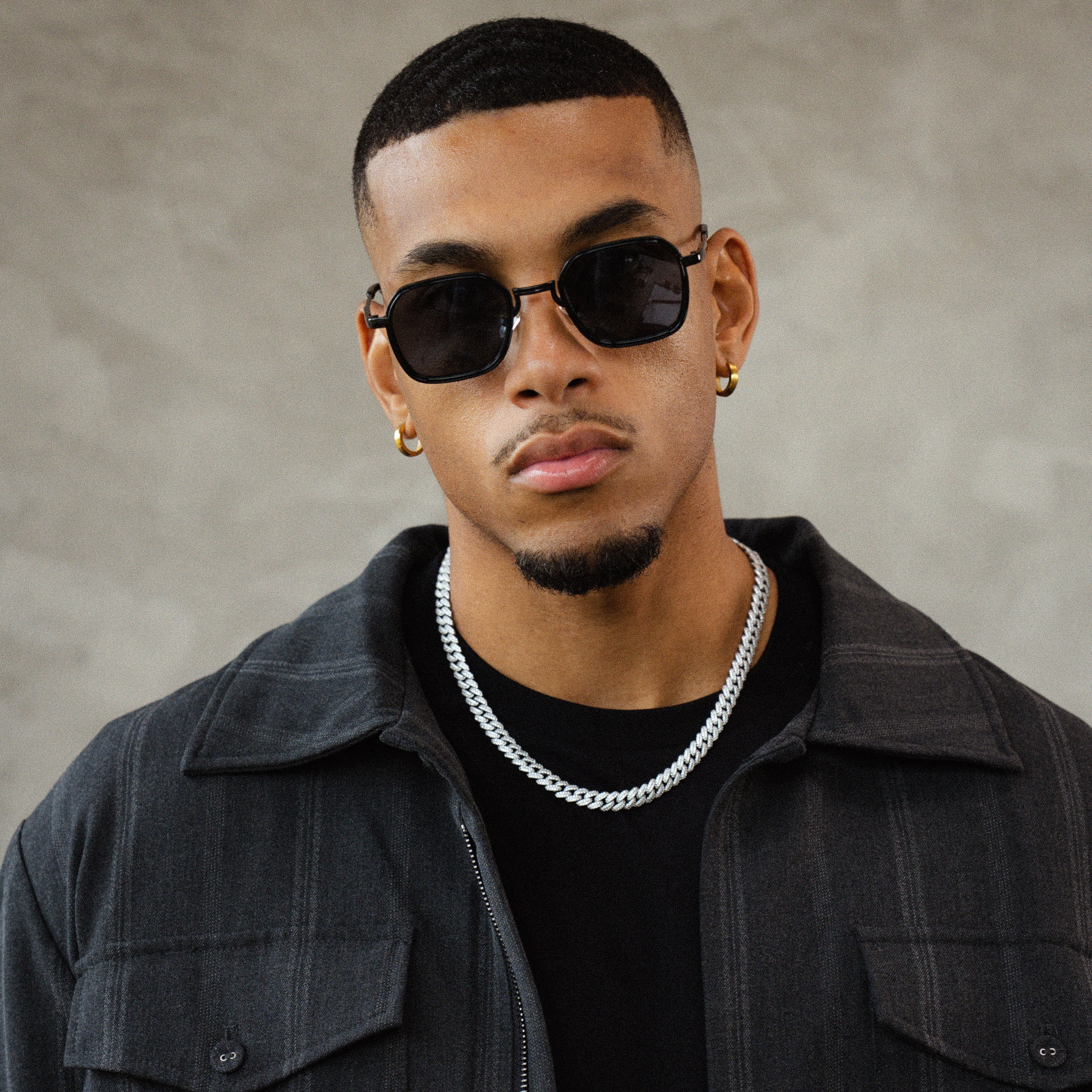 HOLLYWOOD Sunglasses - BLACK/BLACK RG611