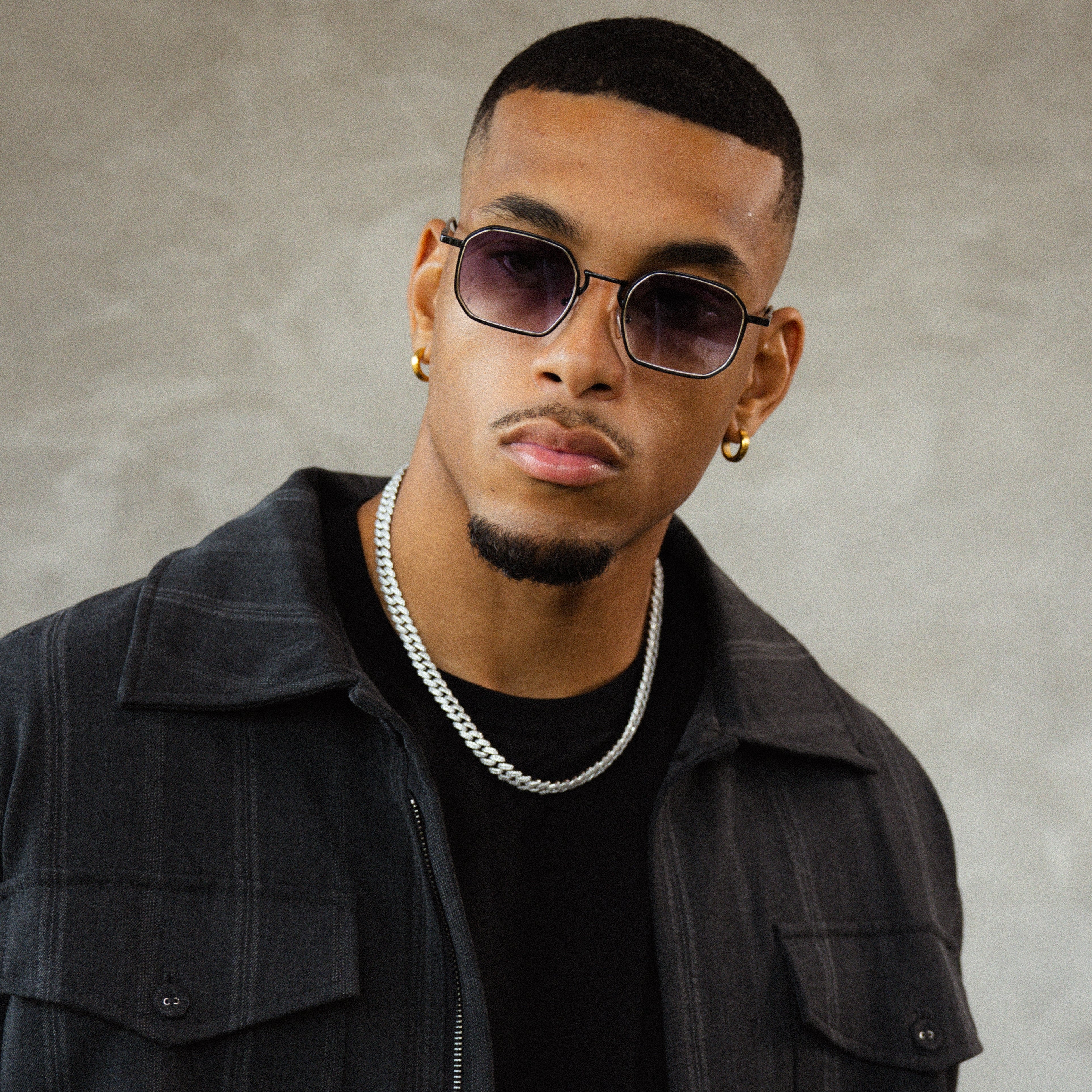 HOLLYWOOD Sunglasses - BLACK/GREY RG615