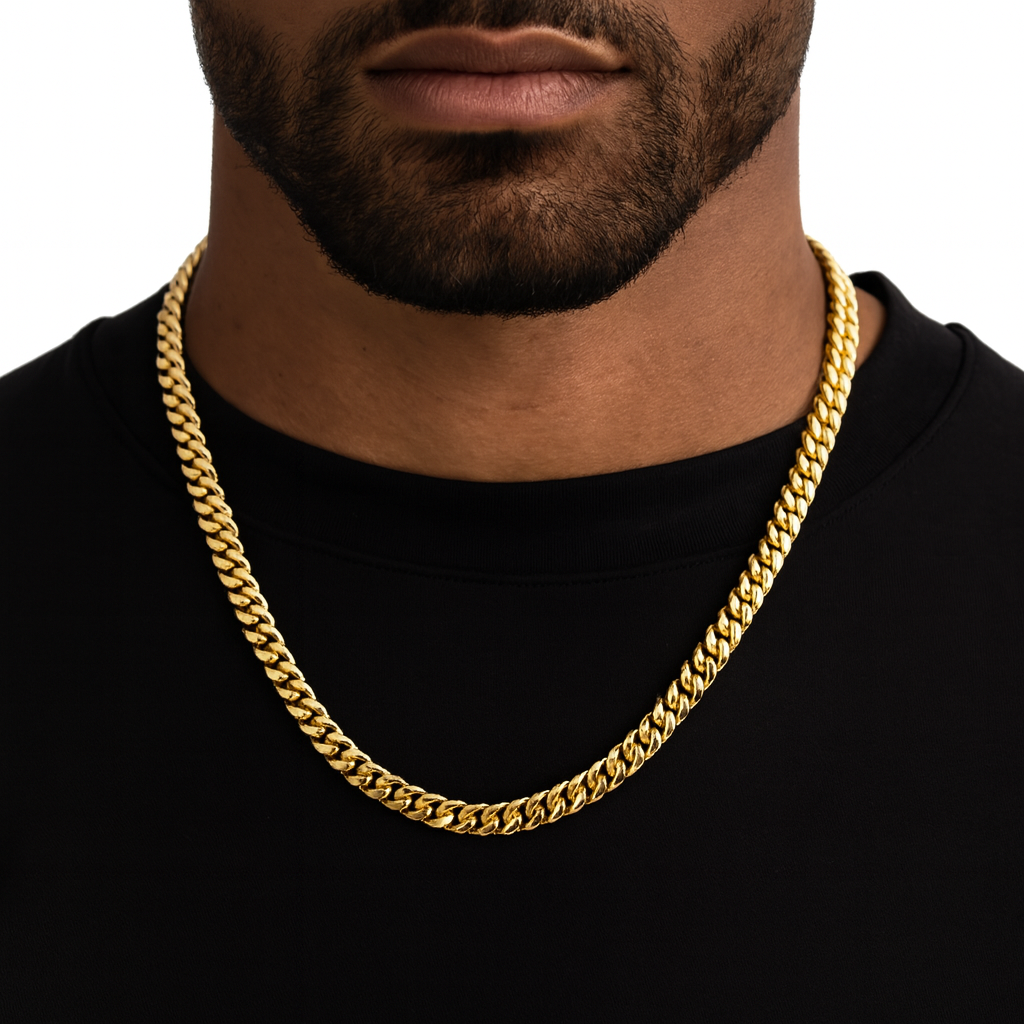 Cuban Link Chain 8mm - Gold RG1002