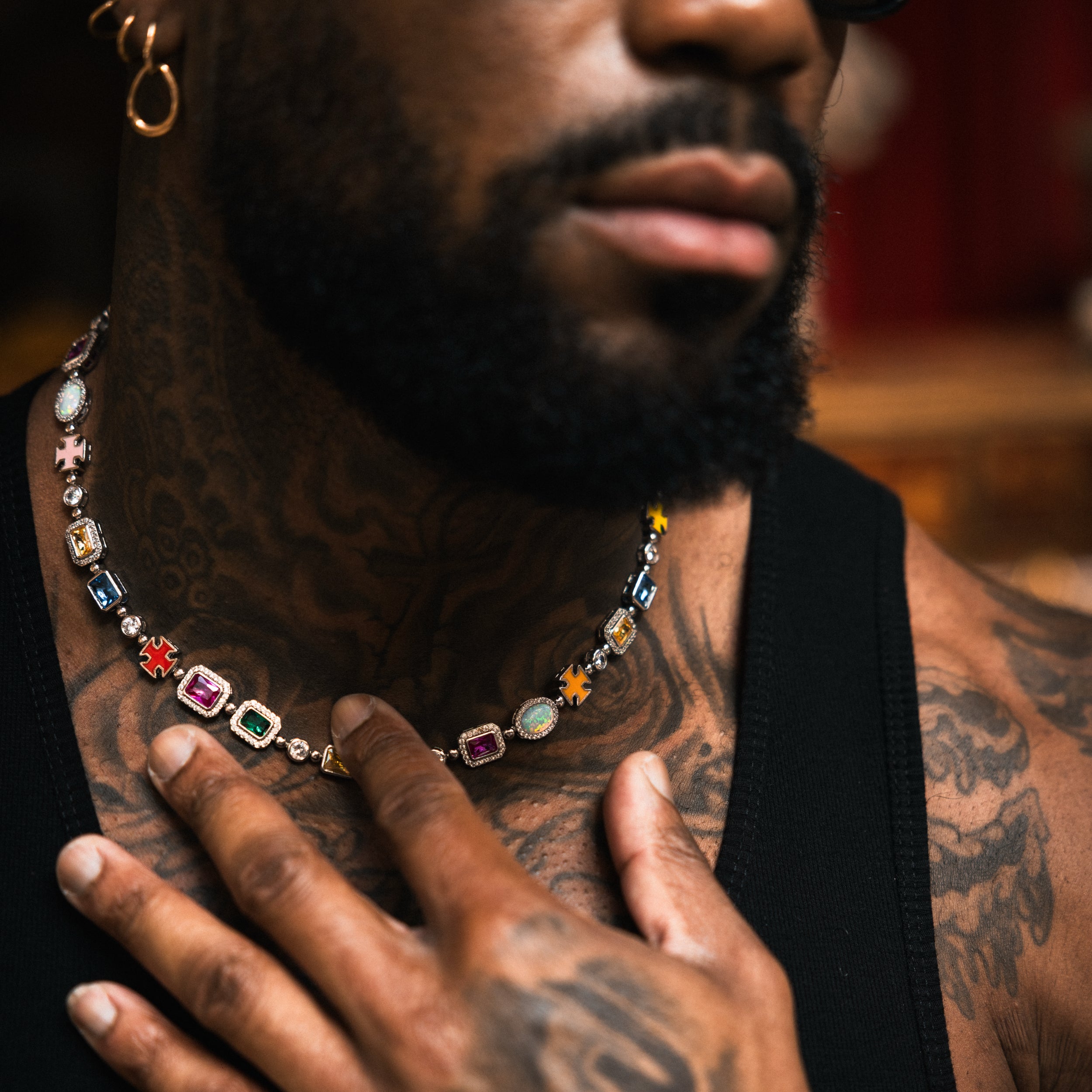 The Royal Gemstone Necklace - RG109