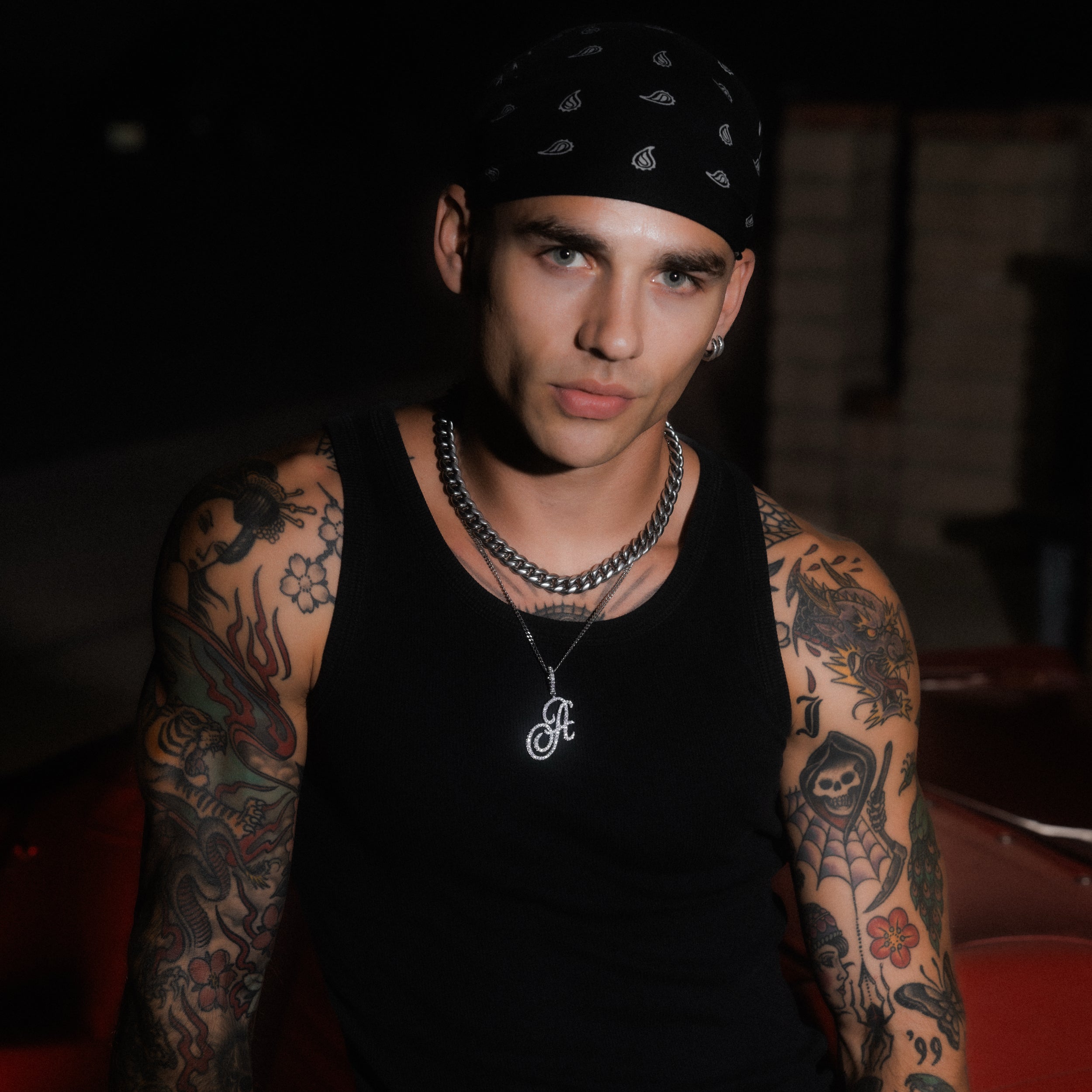 The Scripted Initial Pendant