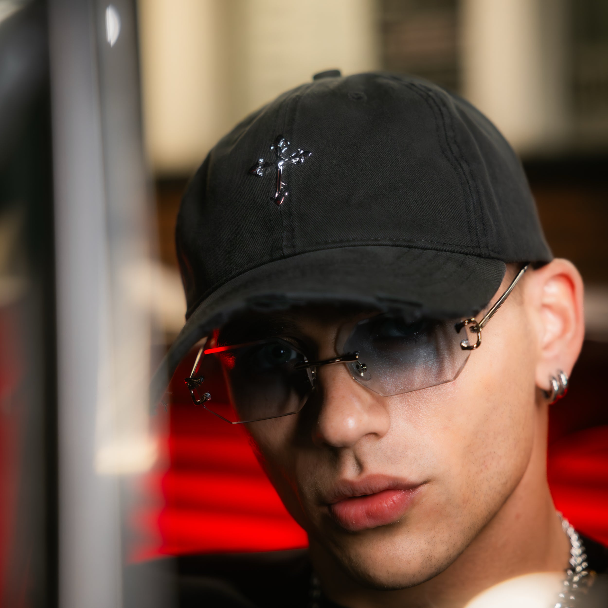 Distressed Celtic Cross Dad Hat - RG516