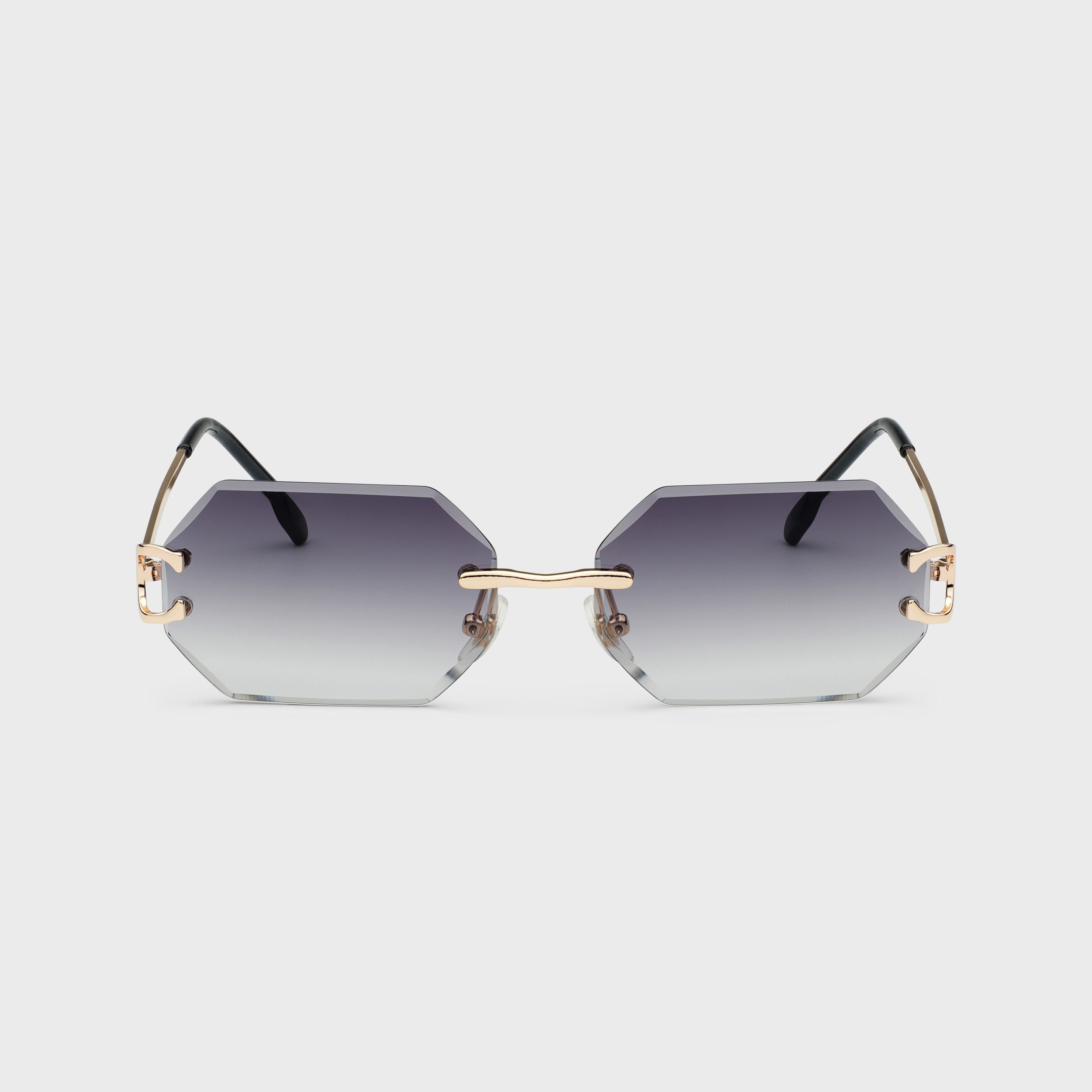 The Mykonos Shades - Gold/Gray RG629