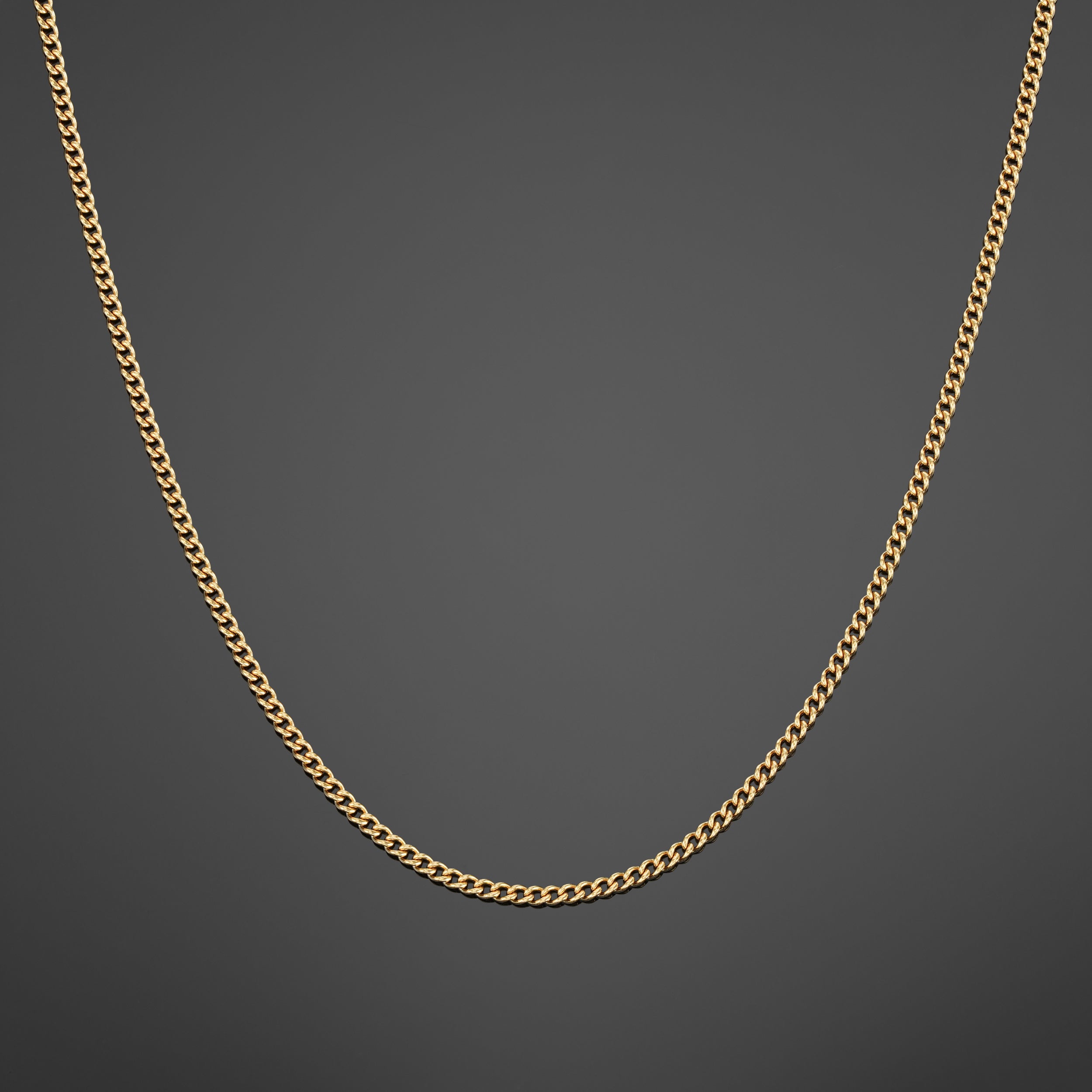 Minimal Cuban Chain - Gold RG101