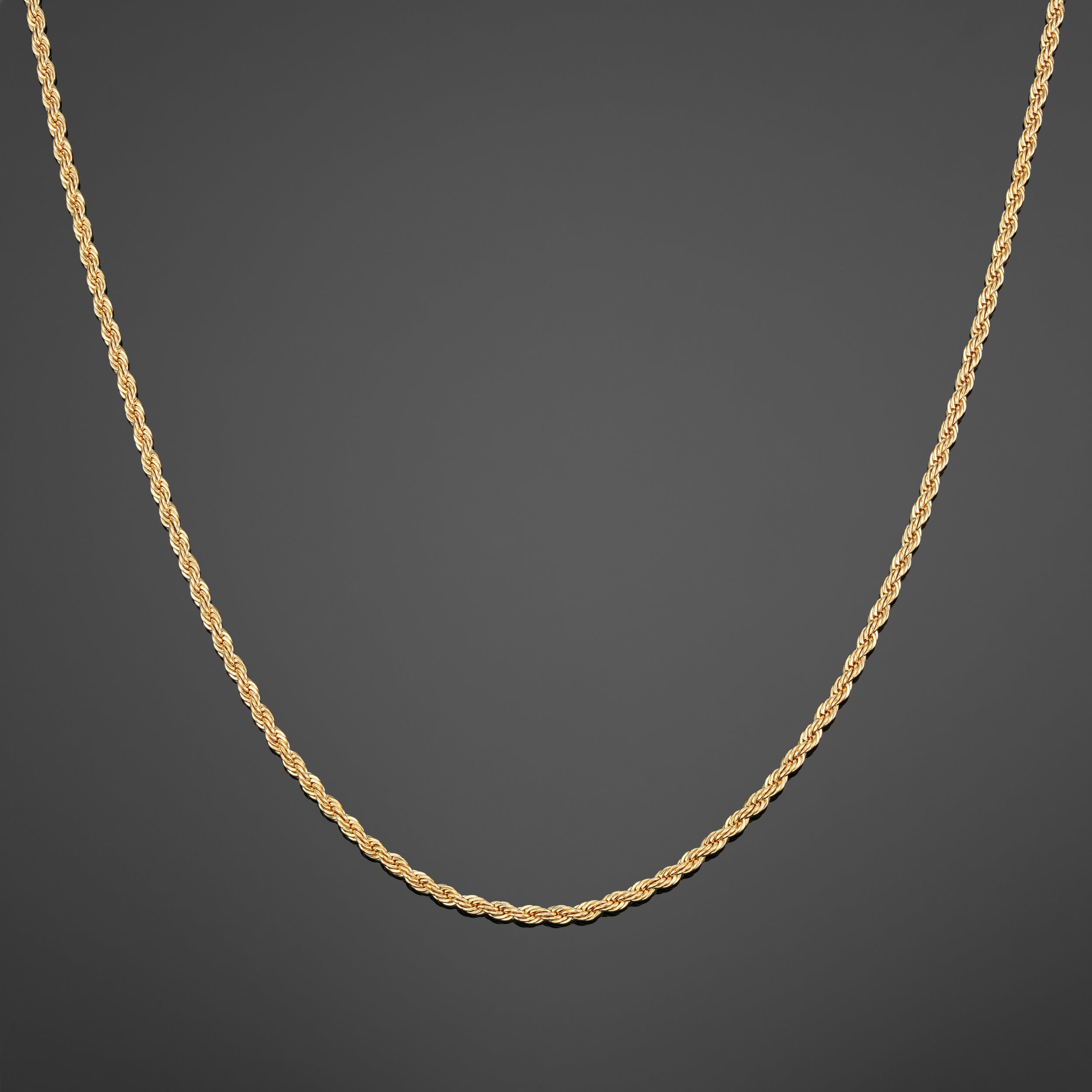 Minimal Rope Chain - Gold RG198