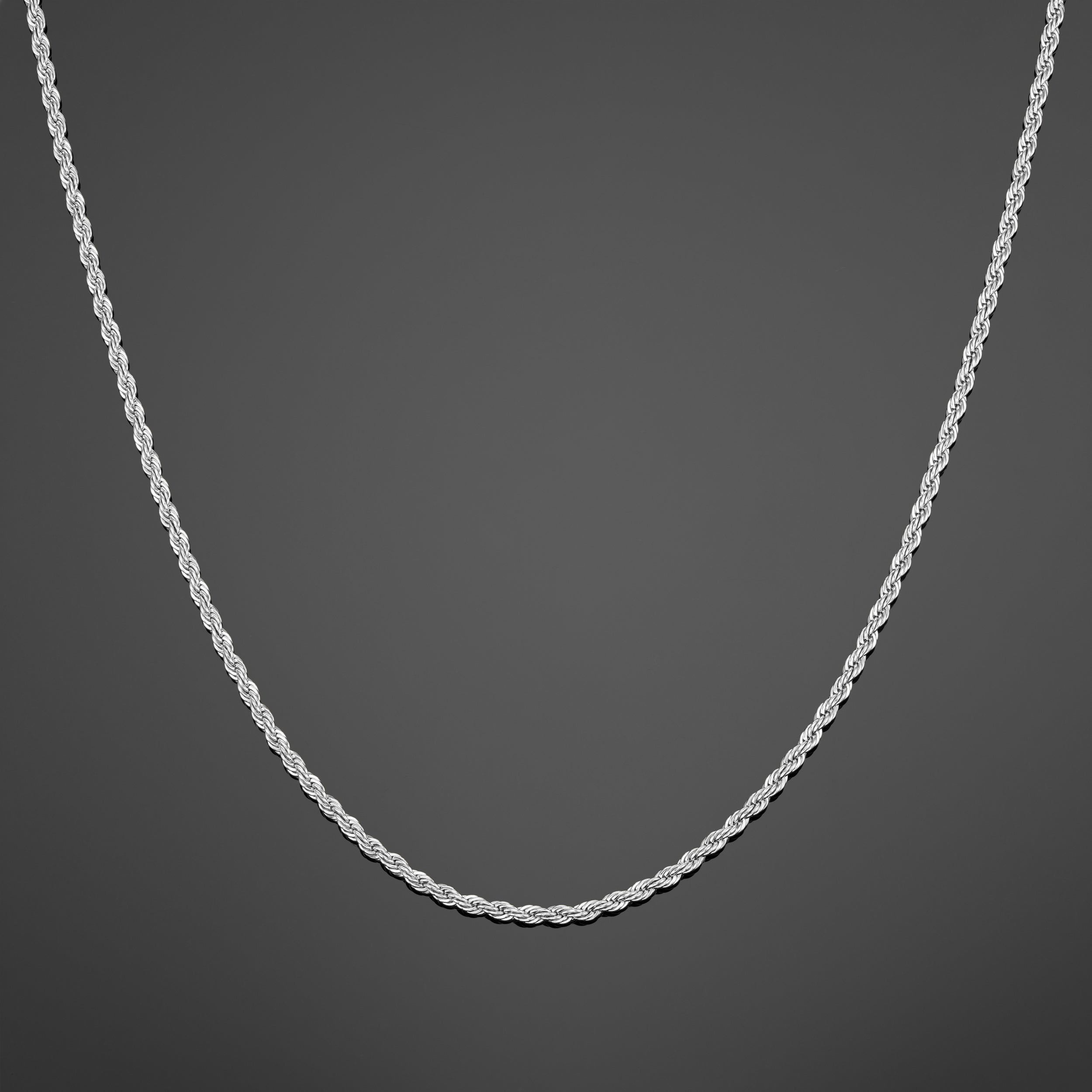 Minimal Rope Chain - Silver RG199