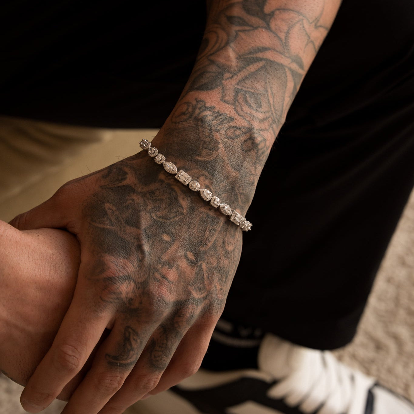 MIXED DIAMOND PAVE BRACELET - RG308