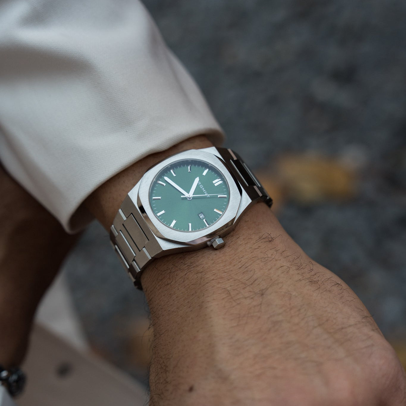 Apex Green Day-Date - Silver RG607