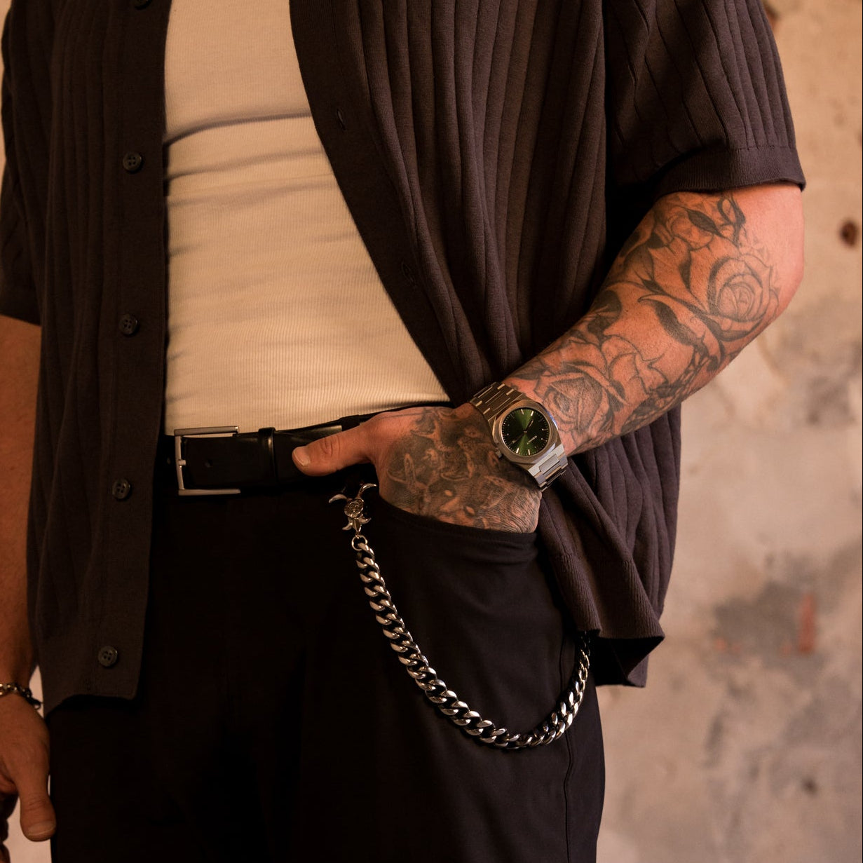 Apex Green Day-Date - Silver RG607