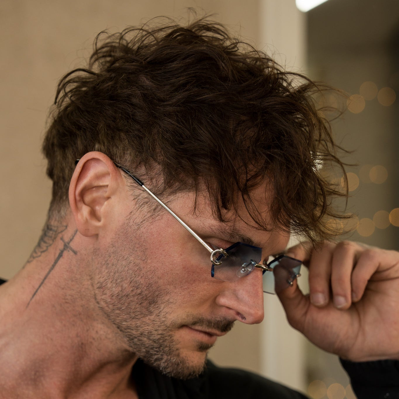 The Mykonos Shades - Silver/Blue RG627