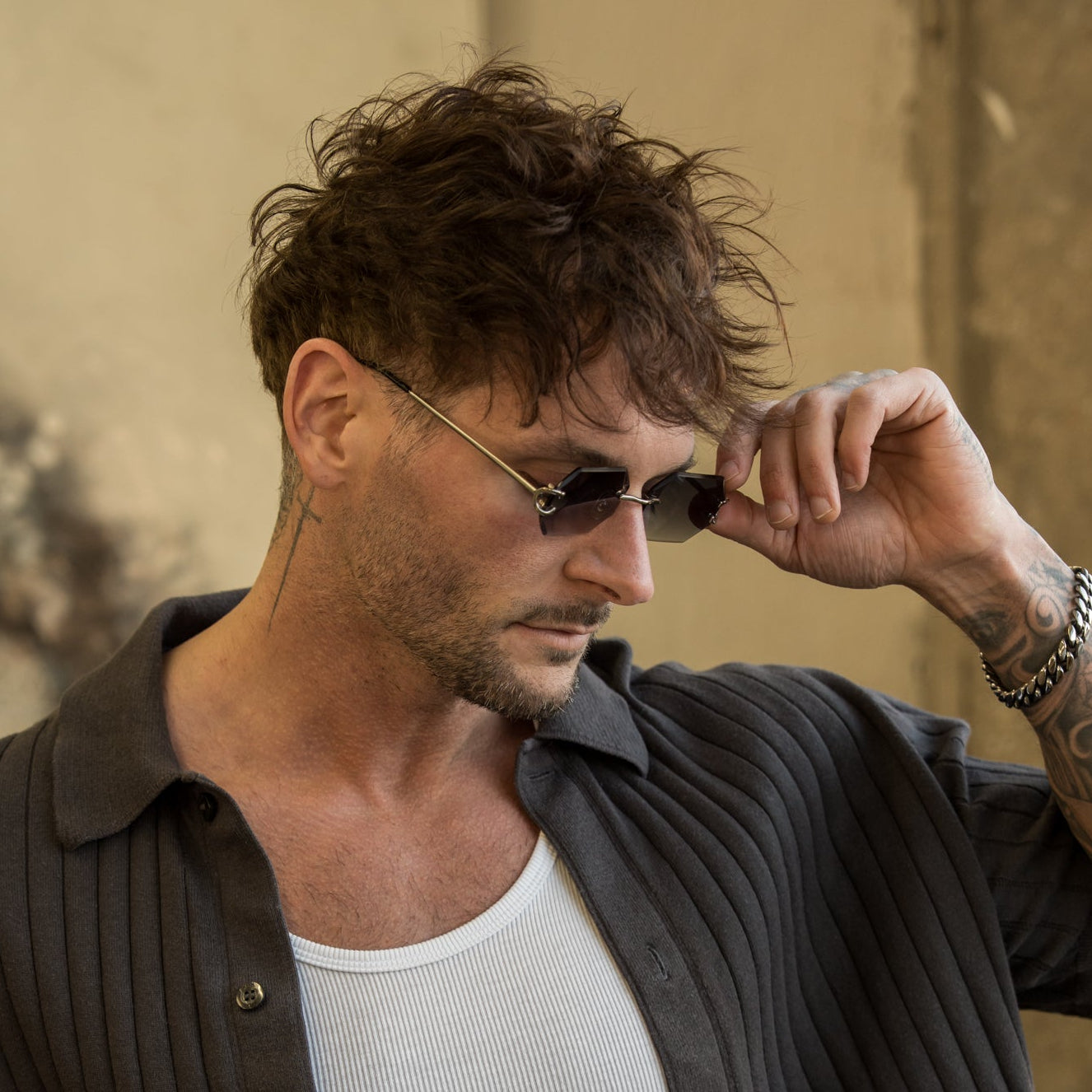 The Mykonos Shades - Silver/Gray RG626