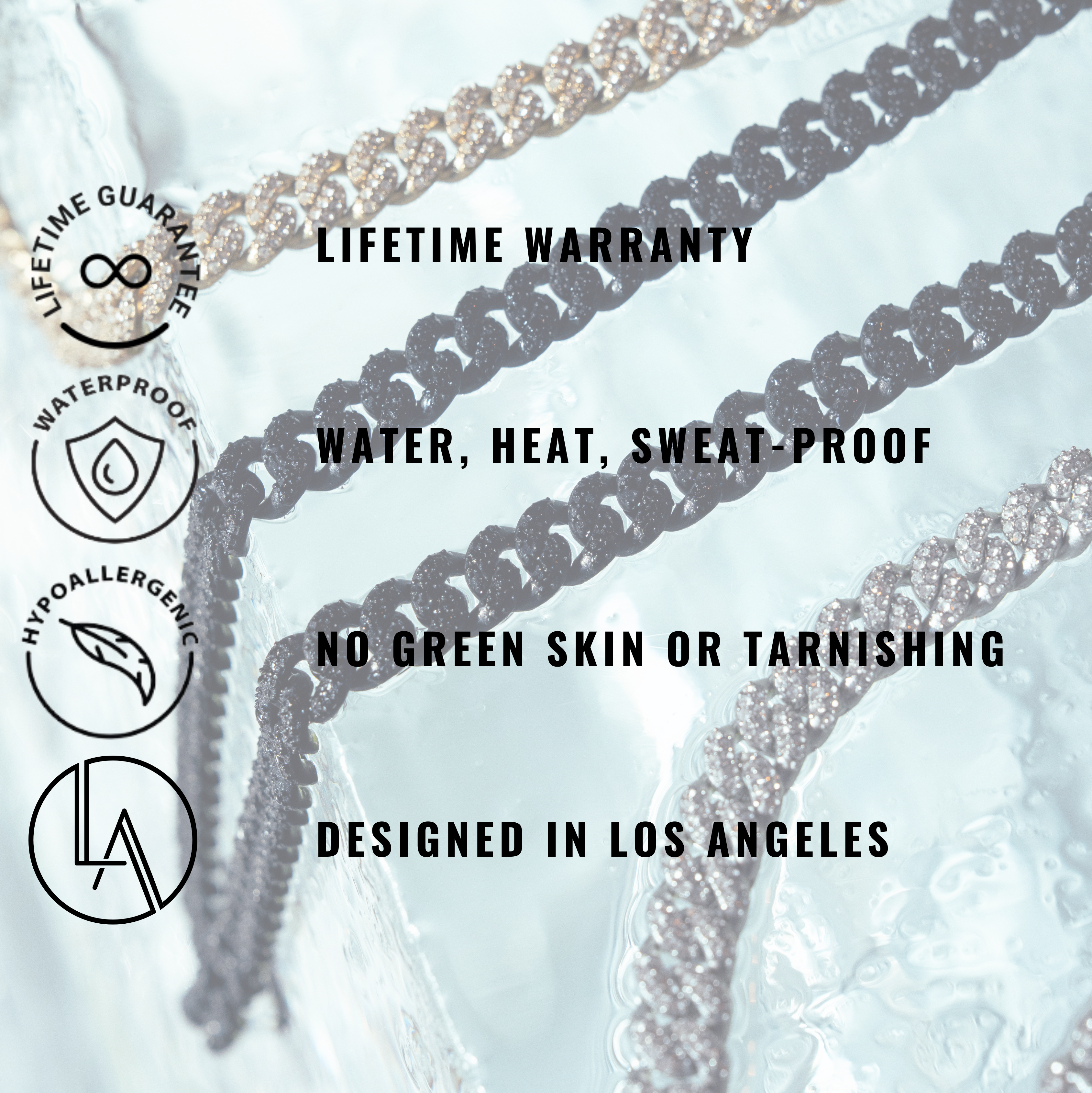 8MM ICED CUBAN CHAIN - SILVER