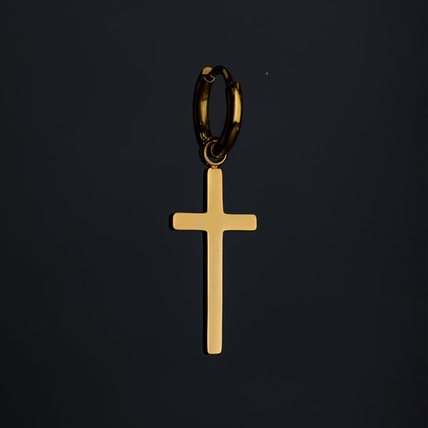 The Cross Earring - Gold RG403-G