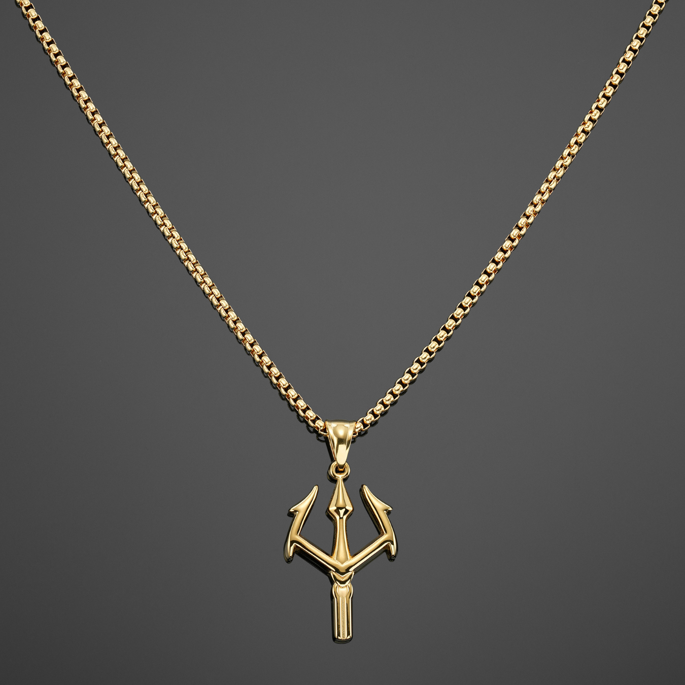 Trident Pendant - Gold RG126G