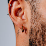 The Plain Hoop Earrings - Gold RG410