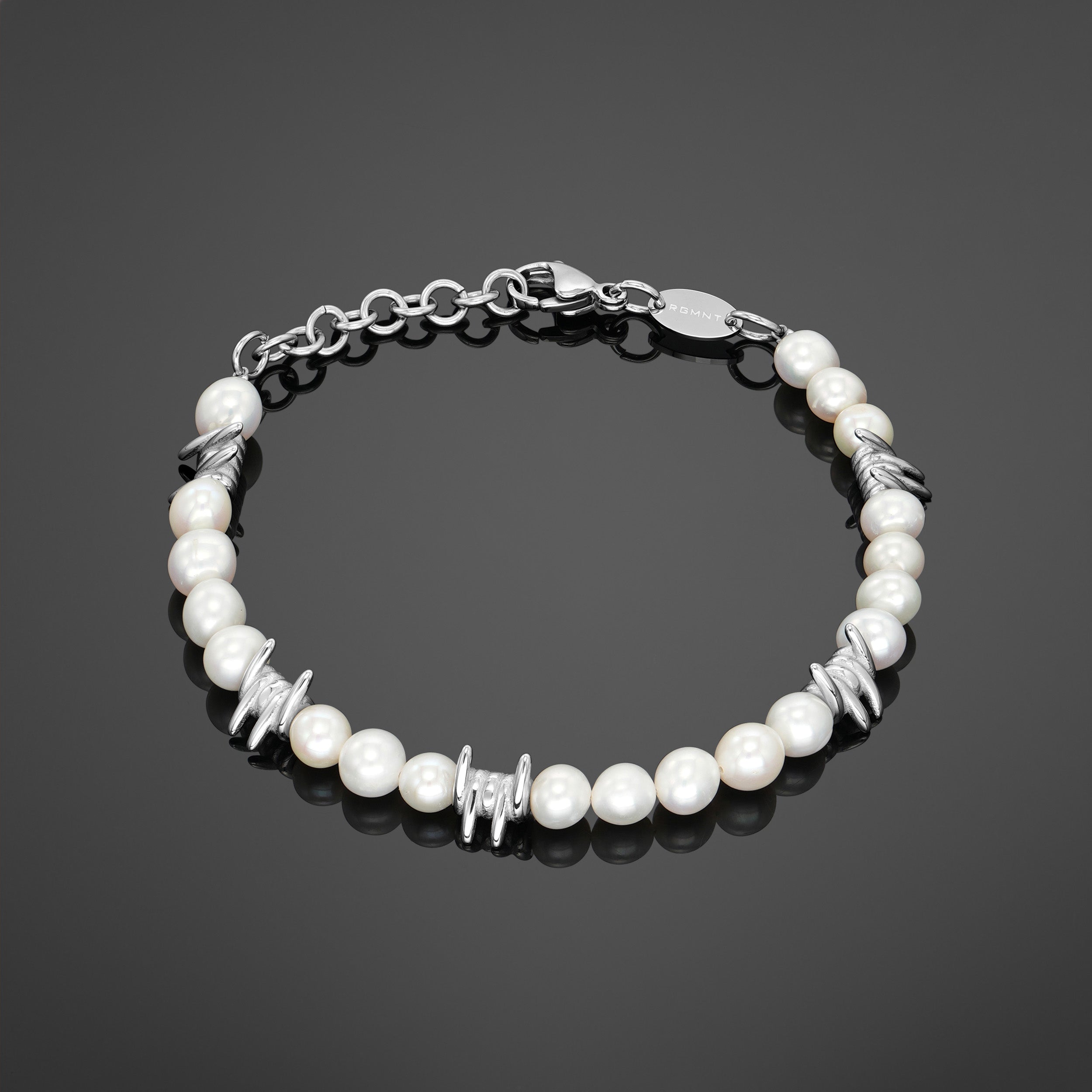 Barbed Wire Pearl Bracelet - RG311