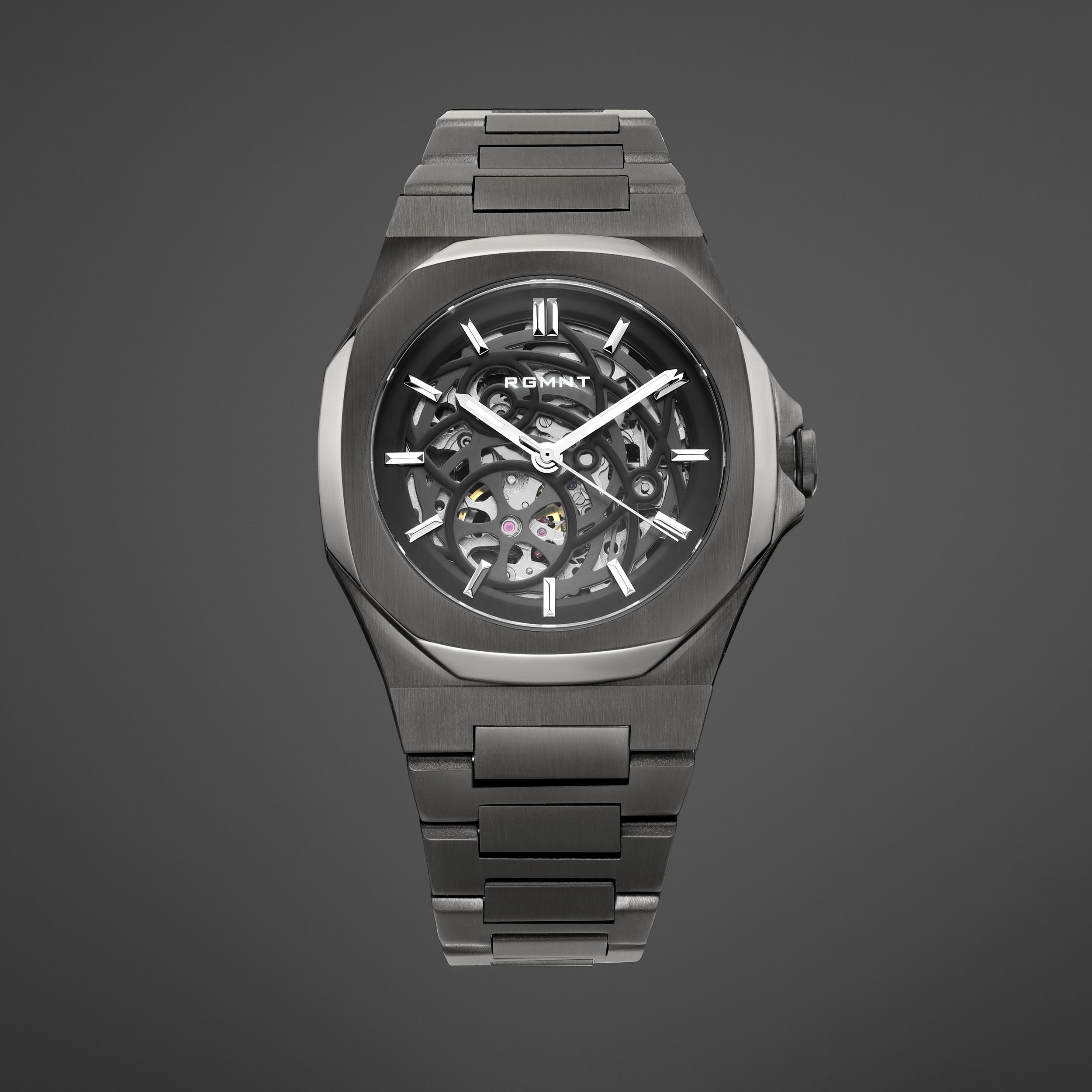 Duo-Skeleton Automatic - Gunmetal RG609