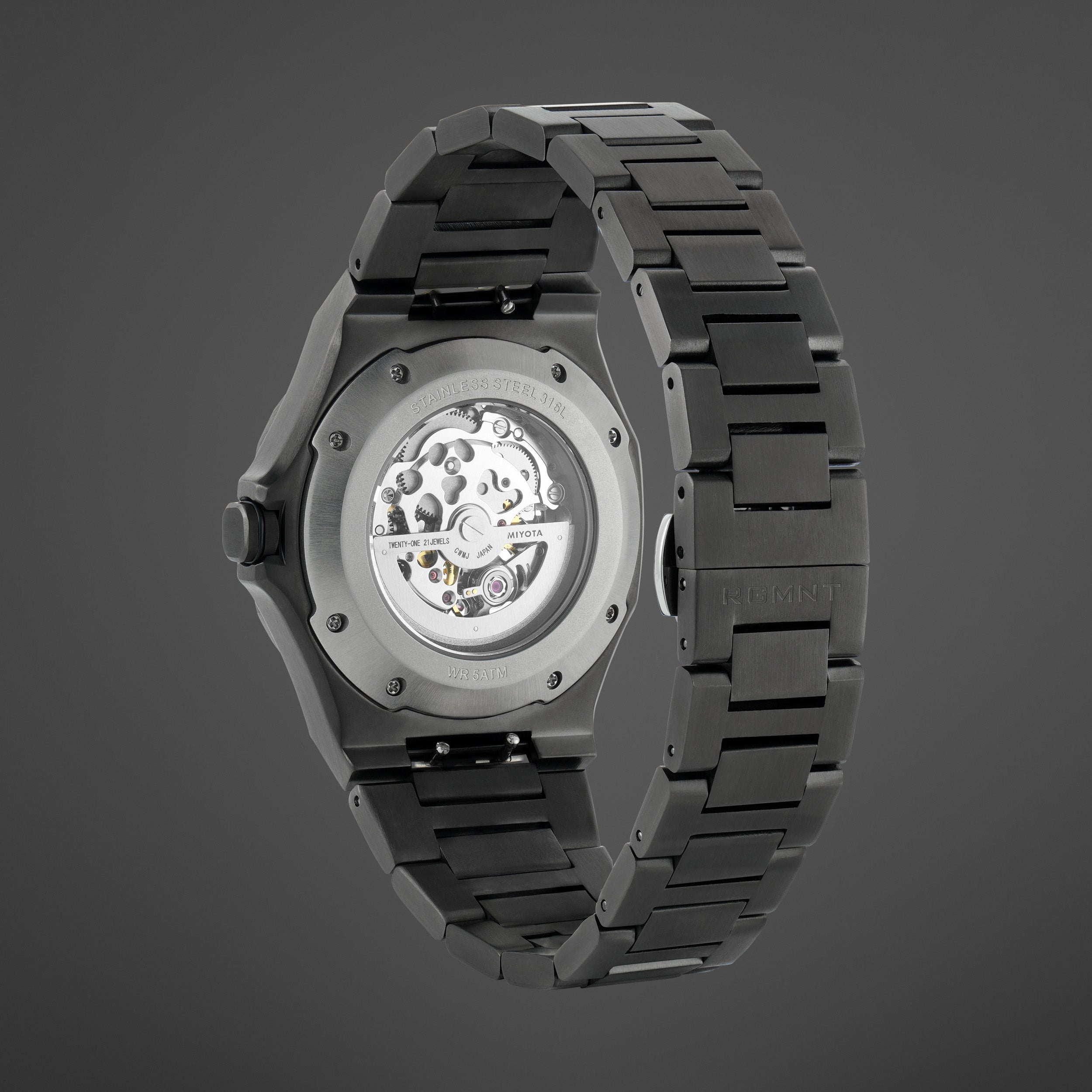 Duo-Skeleton Automatic - Gunmetal RG609