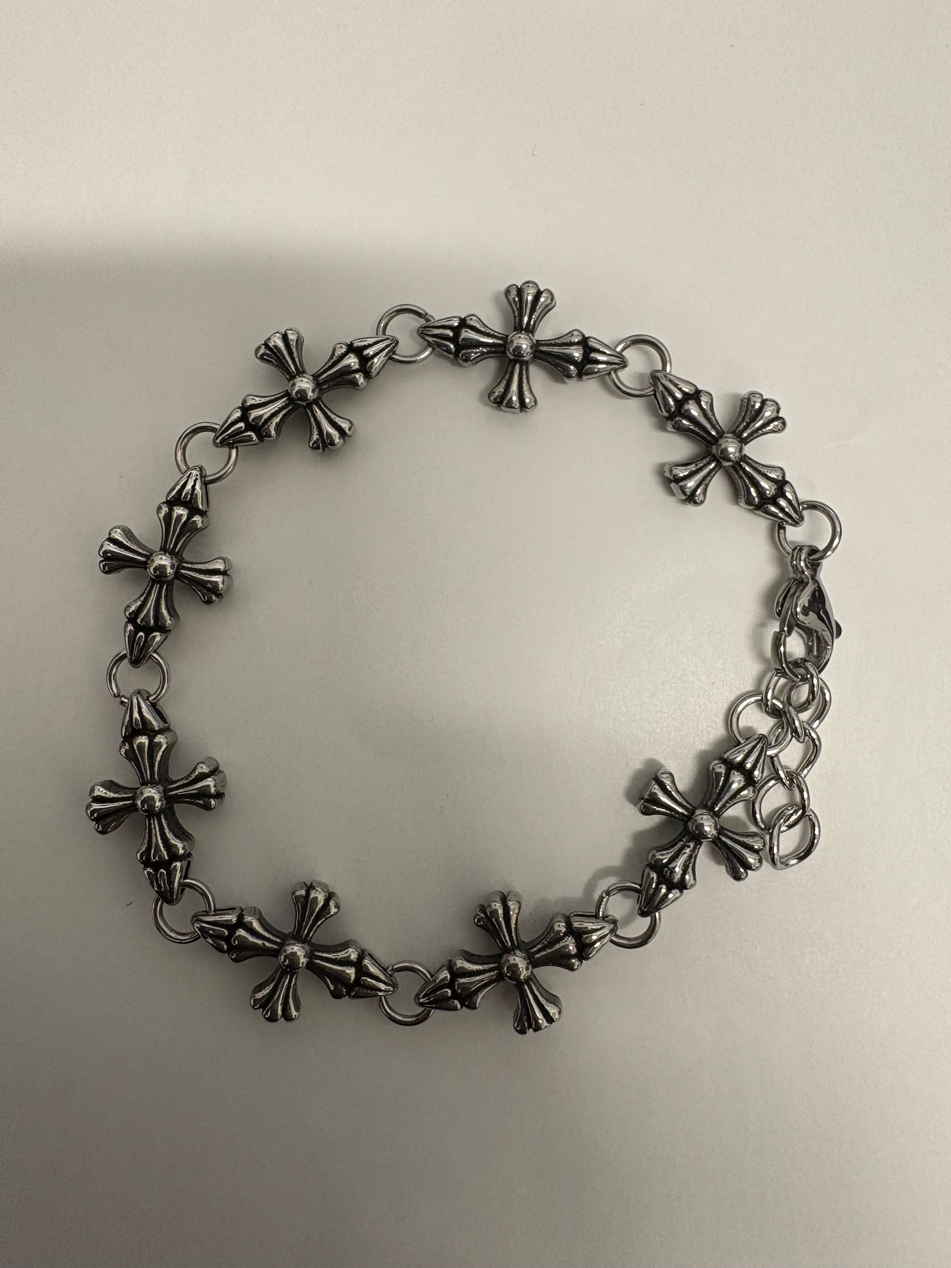 Aged Cross Bracelet - RG703