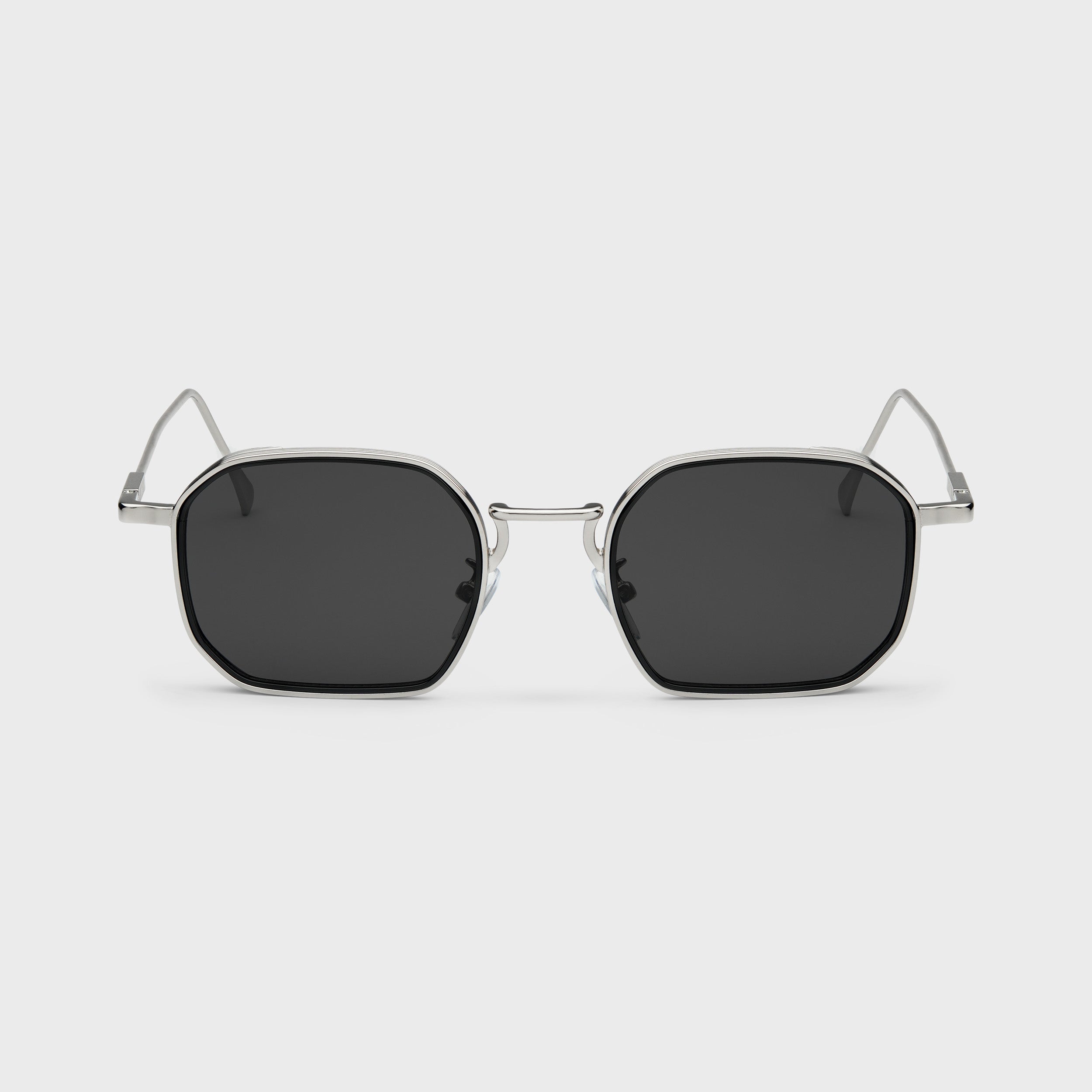 HOLLYWOOD Sunglasses - SLIVER/BLACK RG612