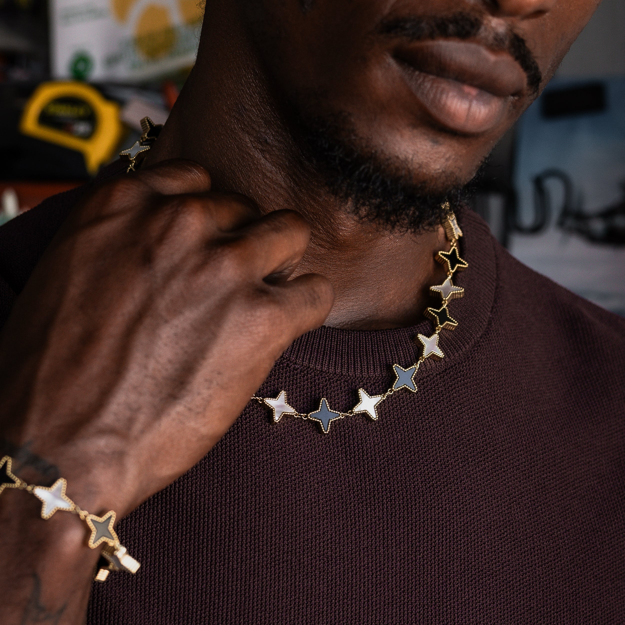 Monaco Clover Necklace - gold