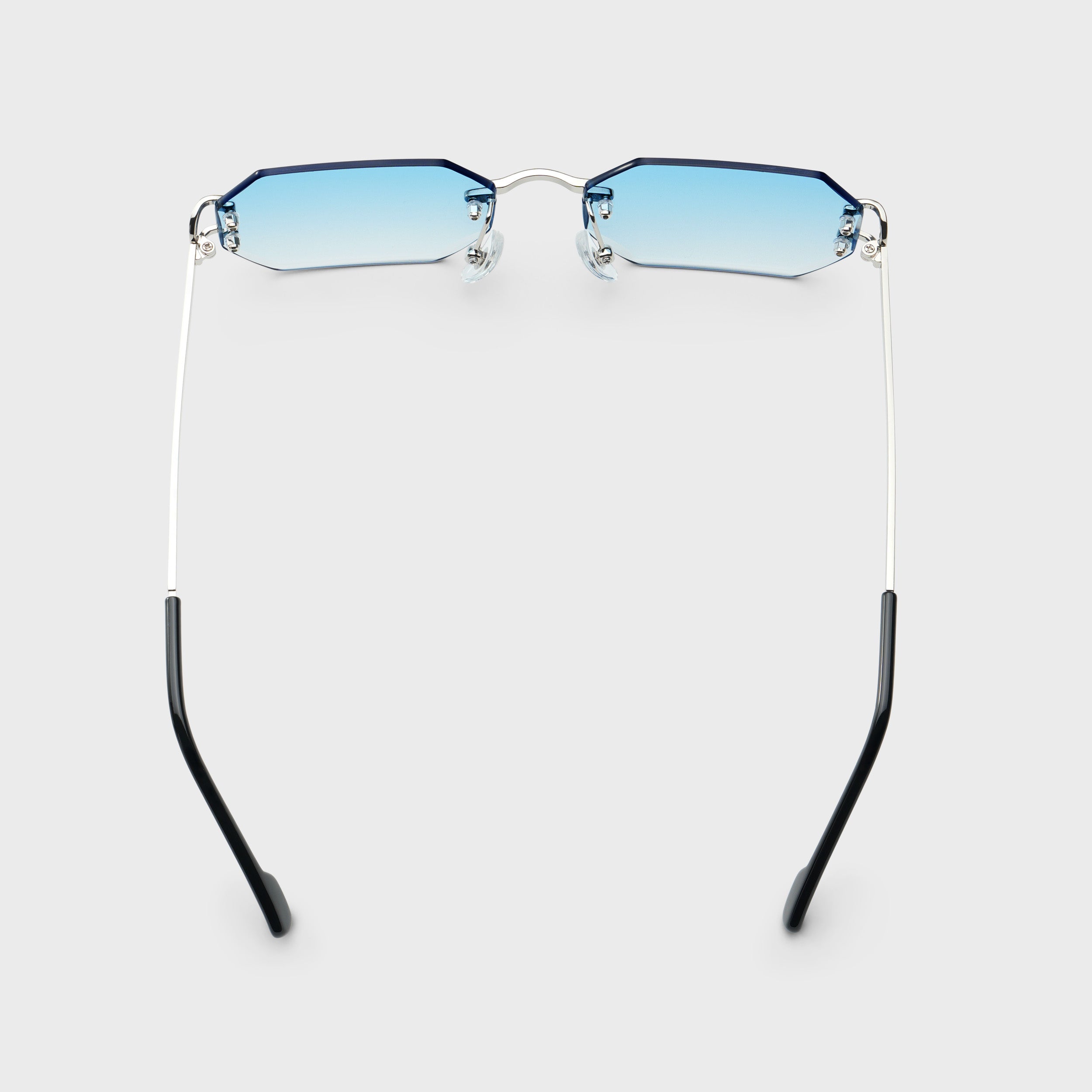 The Mykonos Shades - Silver/Blue RG627