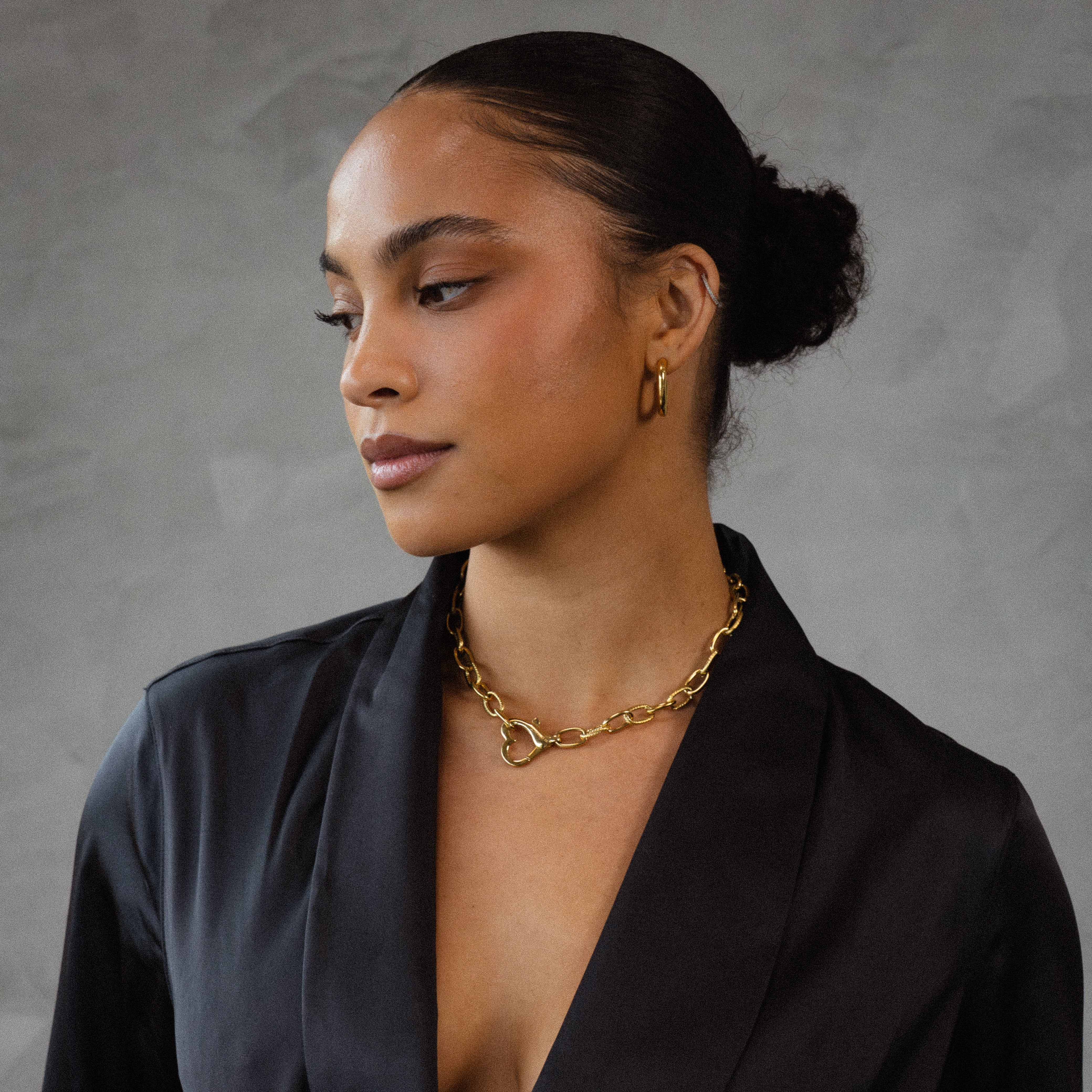 Heartlock Chain - Gold RG124G