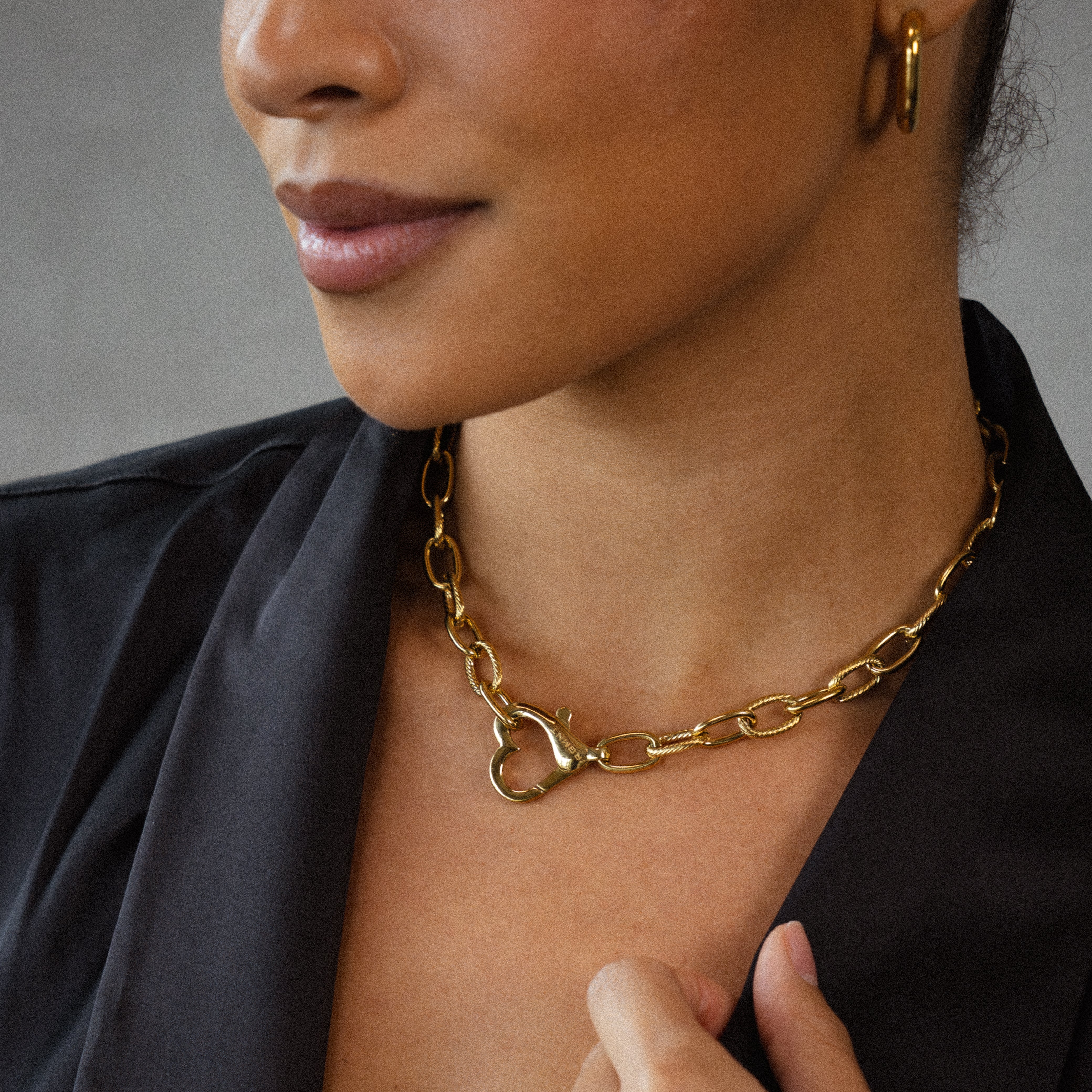 Heartlock Chain - Gold RG124G