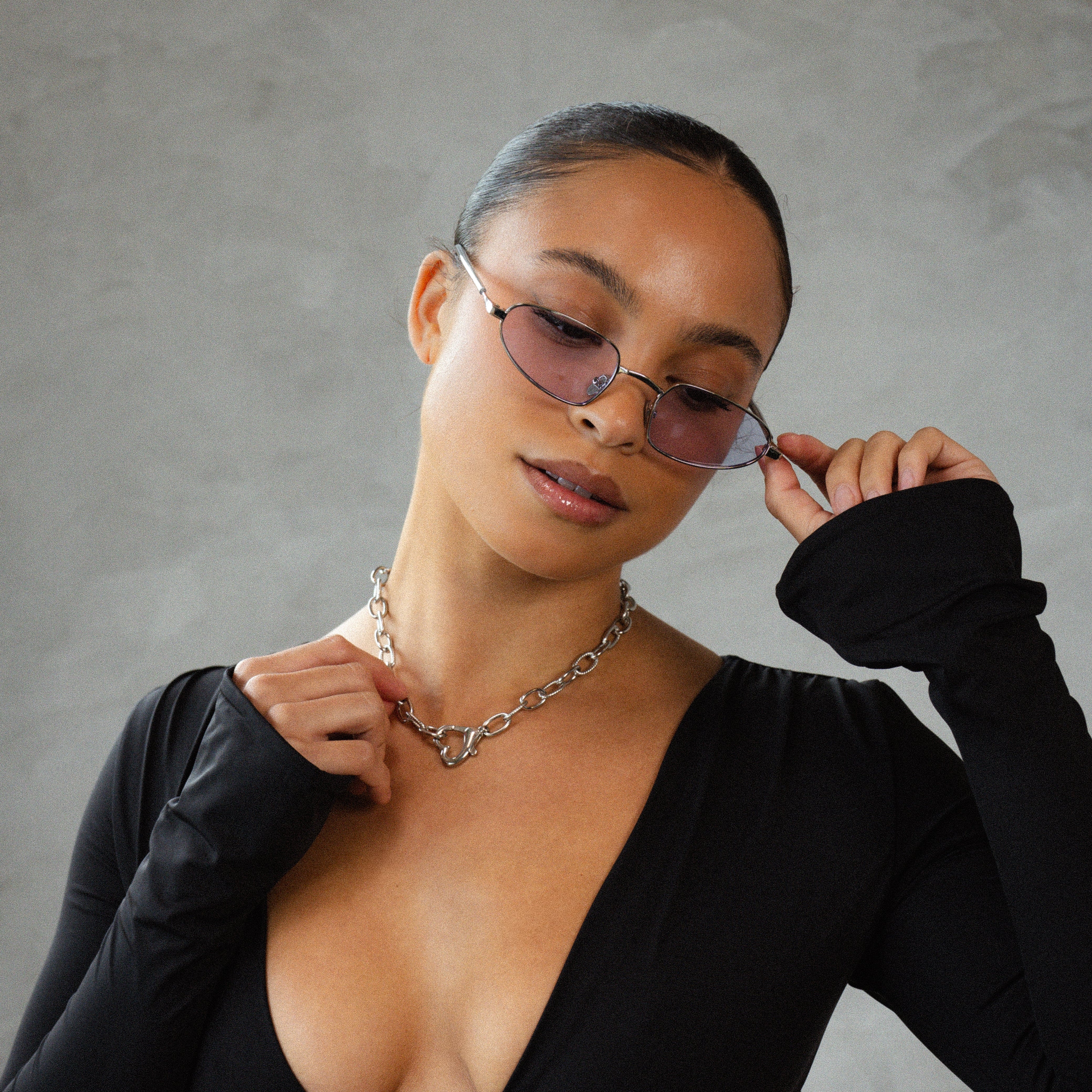 UNDERGROUND Sunglasses - SILVER/PURPLE RG625