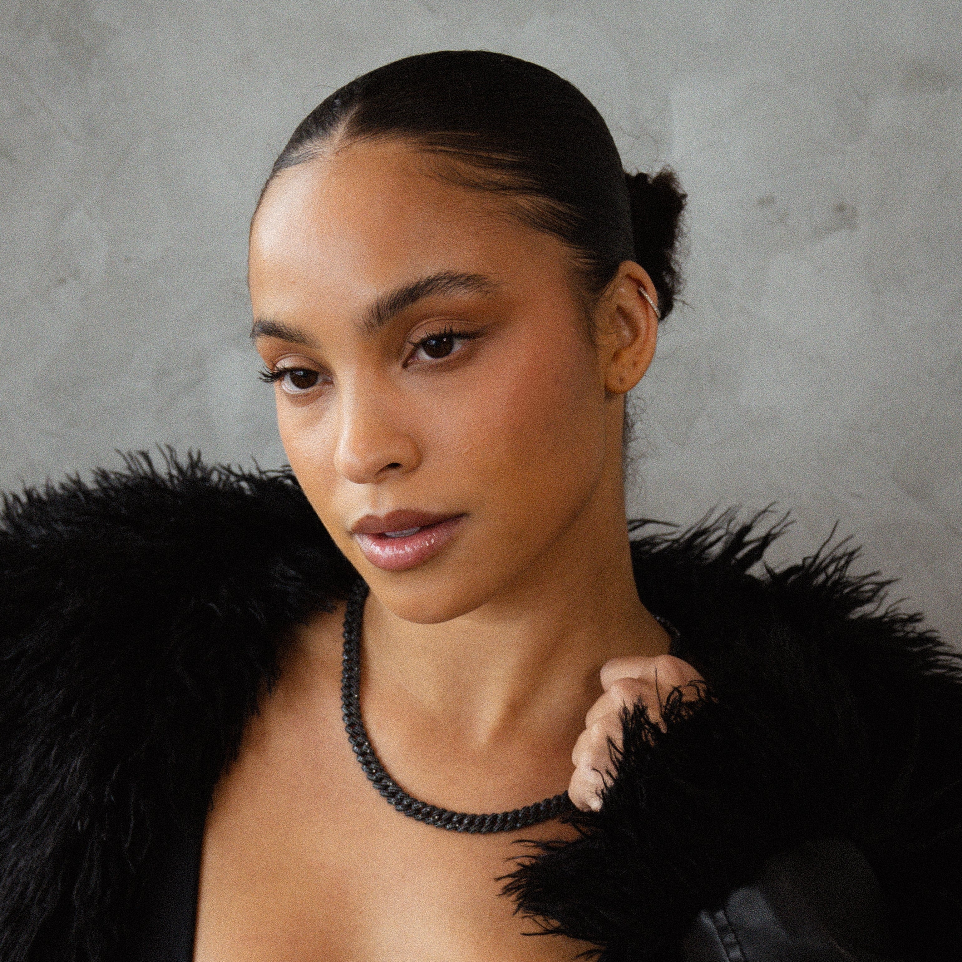 Iced Cuban Chain 8.5mm - Black RG116B