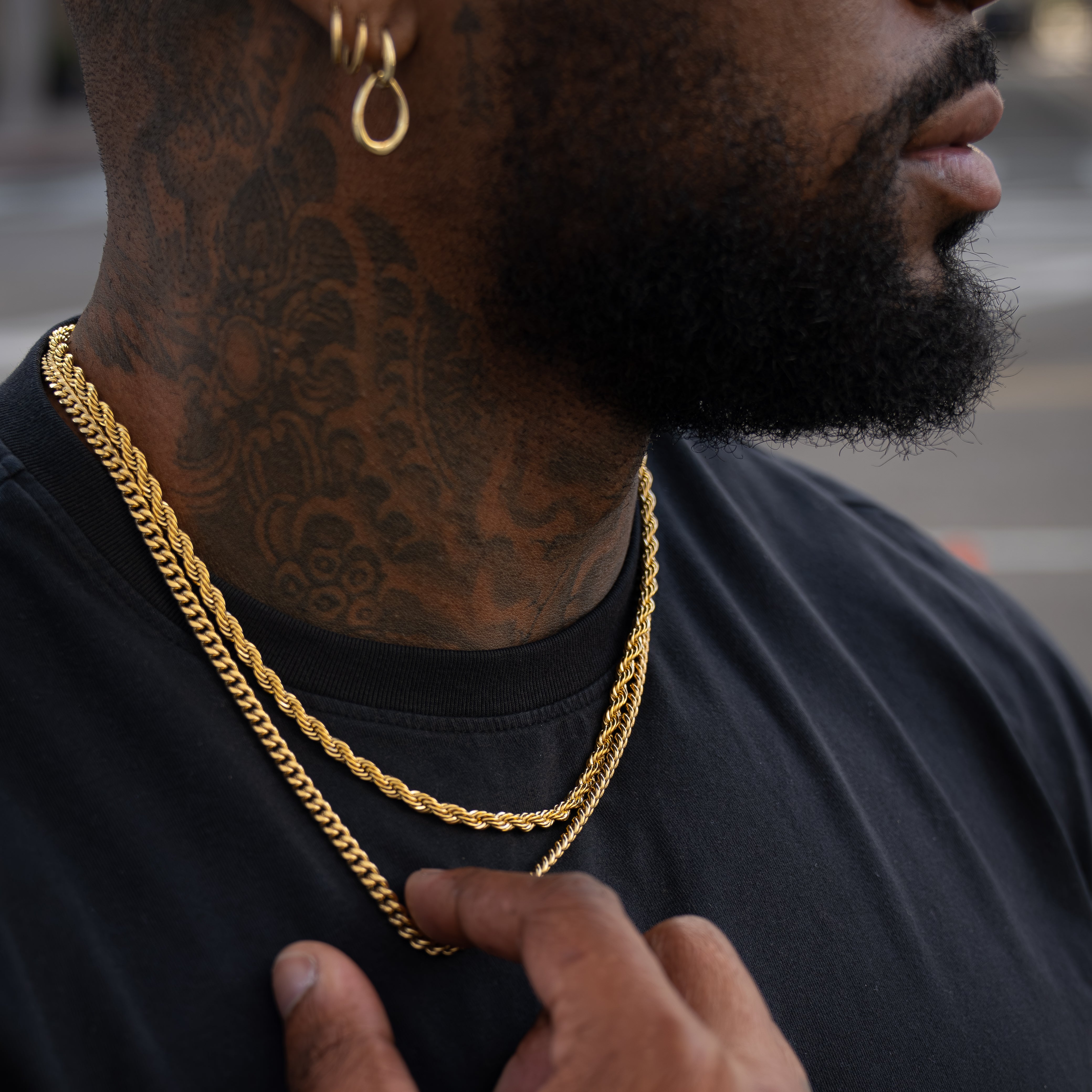 Rope Chain 5mm - Gold RG103