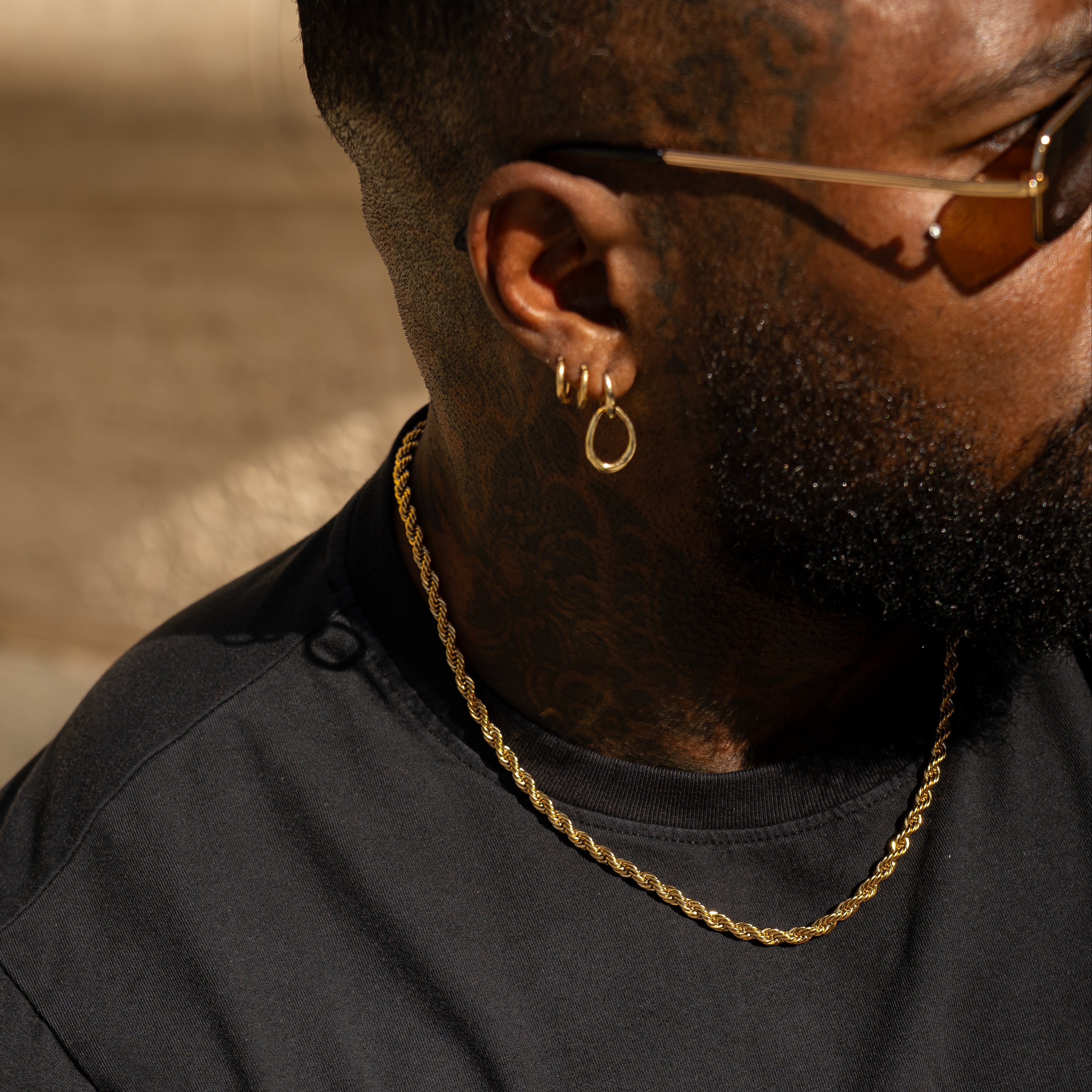 Rope Chain 5mm - Gold RG103