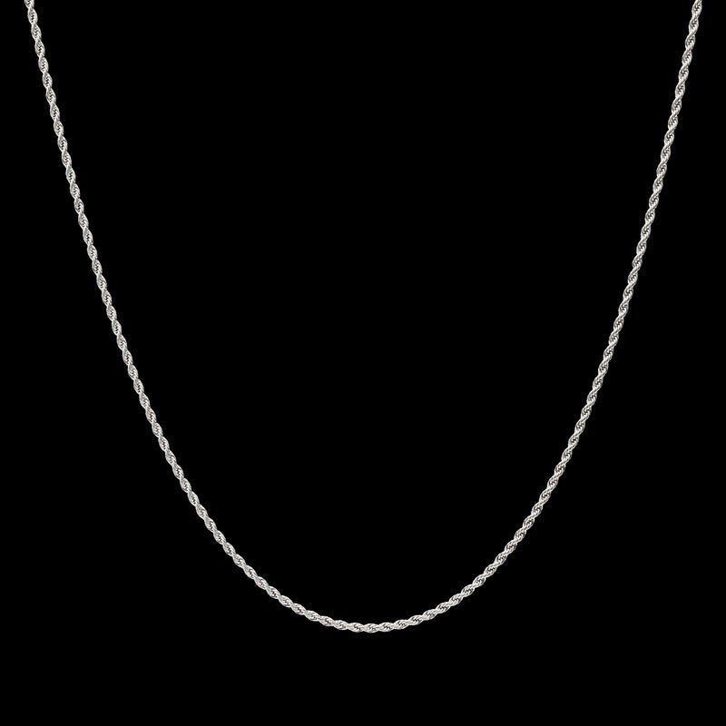 Minimal Rope Chain - Silver RG199