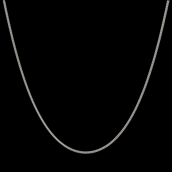 Minimal Cuban Chain - Silver RG102