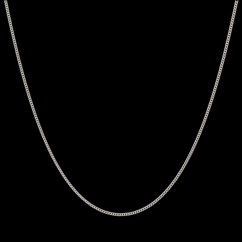 Minimal Cuban Chain - Silver RG102