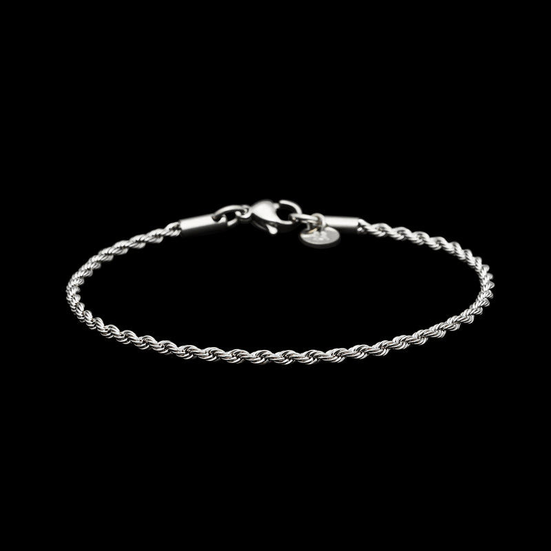 Minimal Rope Bracelet - Silver RG379